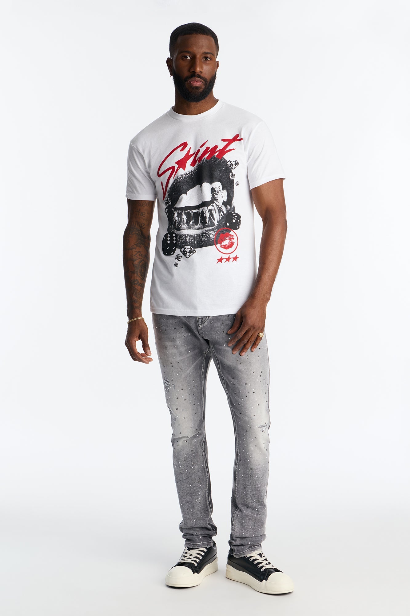 Saint Star Short Sleeve Tee - White