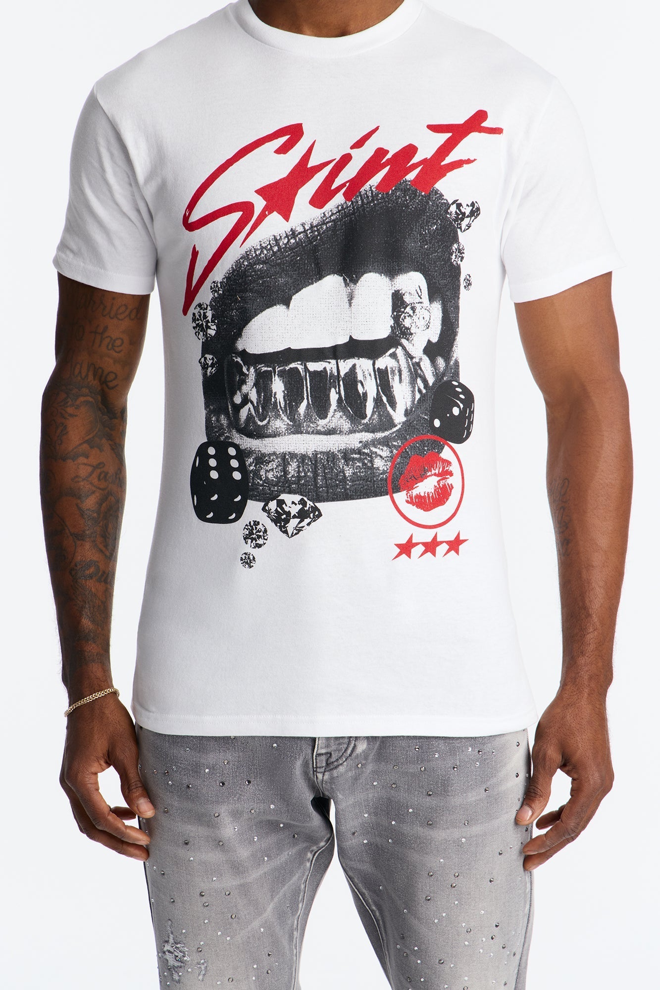 Saint Star Short Sleeve Tee - White