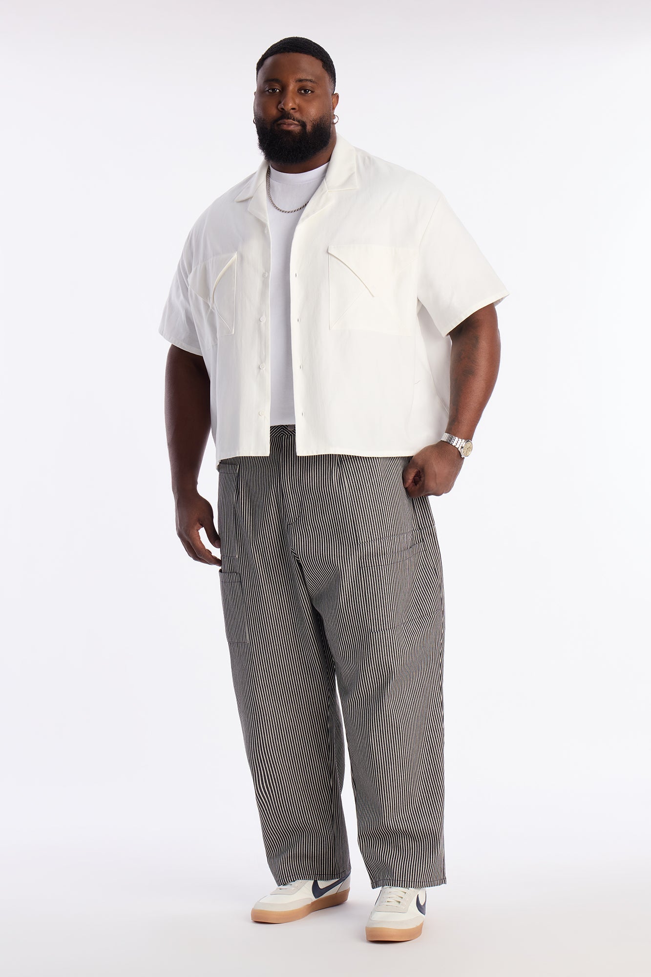 Return To Sender Button Up Shirt - White
