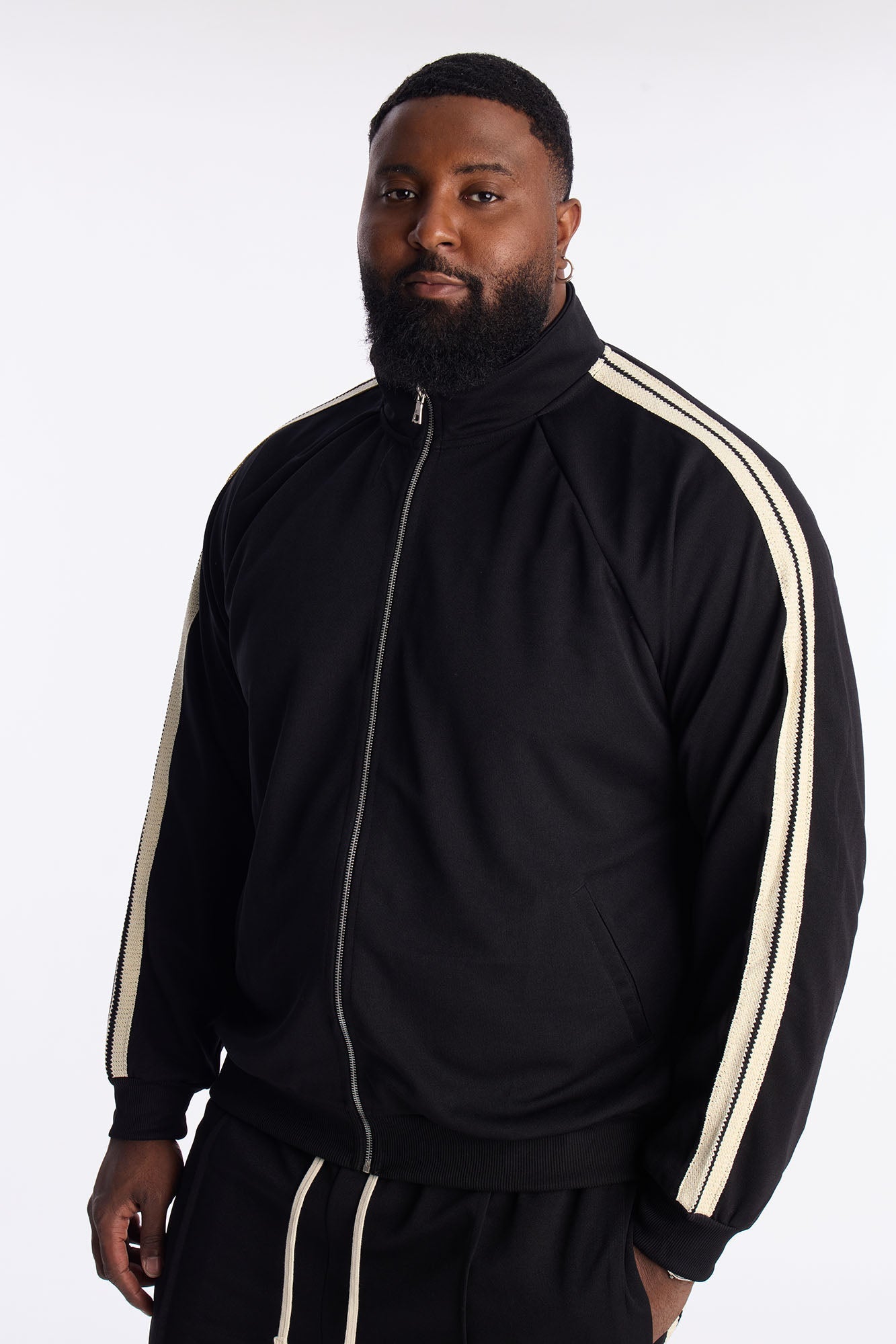 Dennis Track Jacket - Black