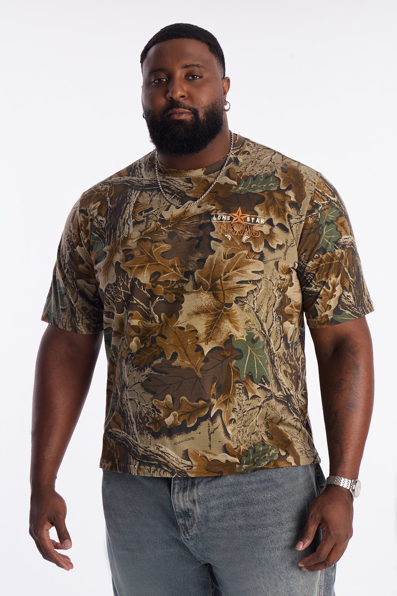 Lone Star Brewery Short Sleeve Tee - Camouflage