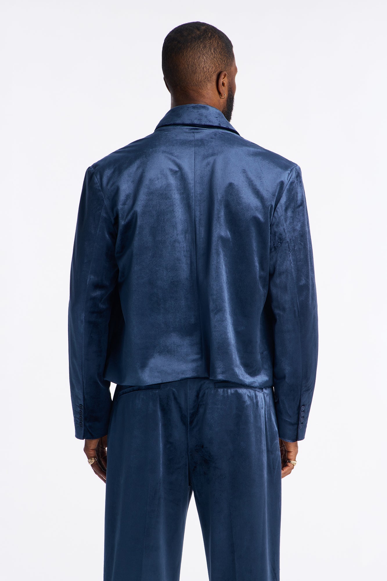 Cropped Nimbus Celestine Jacket - Navy