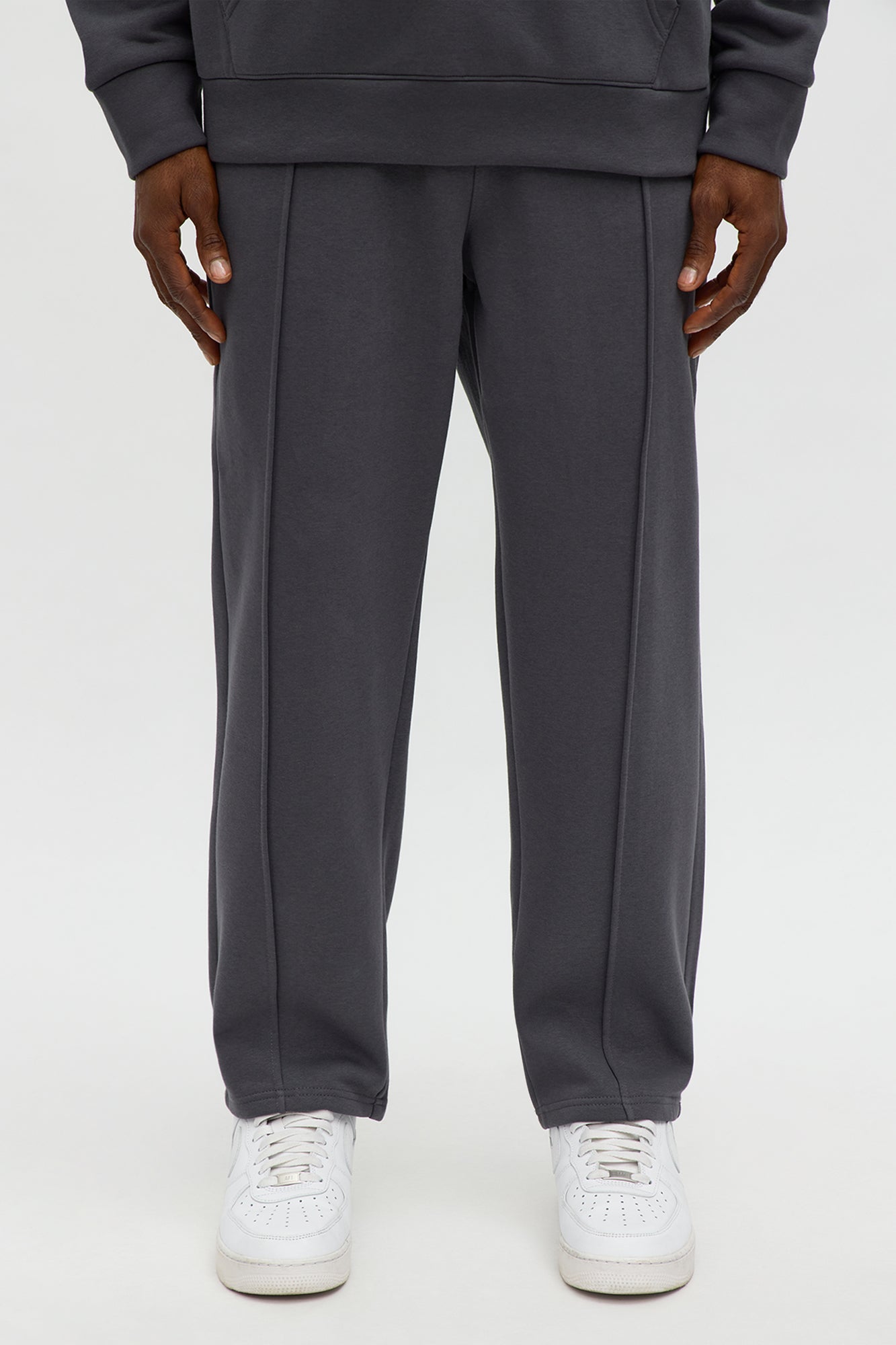 Saints Studio Embroidered Sweatpants - Dark Grey