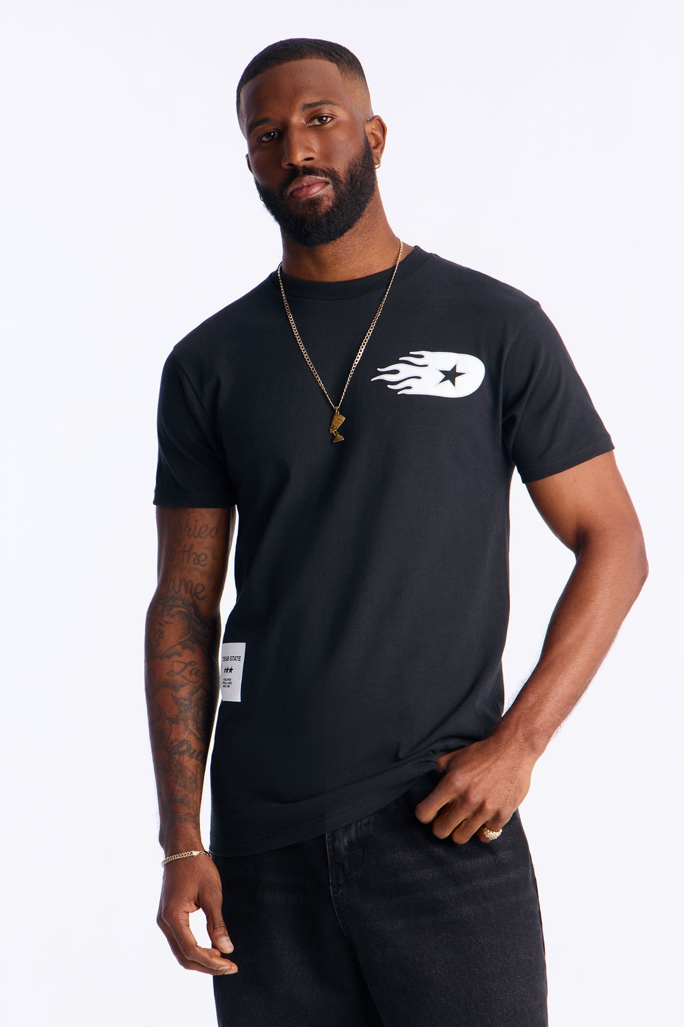 Dream State Worldwide Short Sleeve Tee - Black