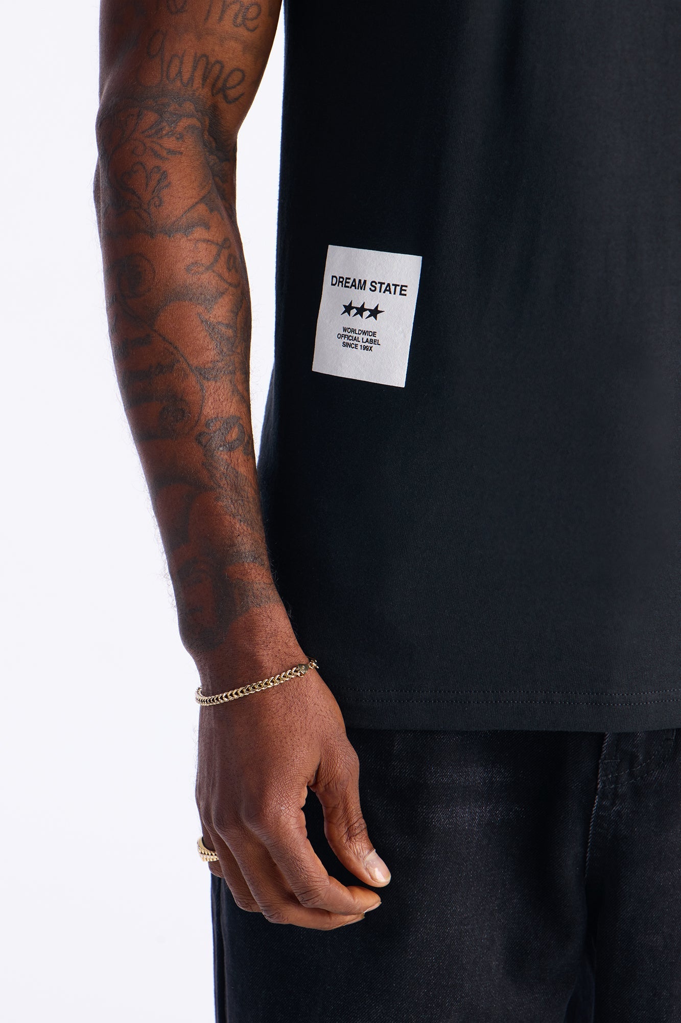 Dream State Worldwide Short Sleeve Tee - Black