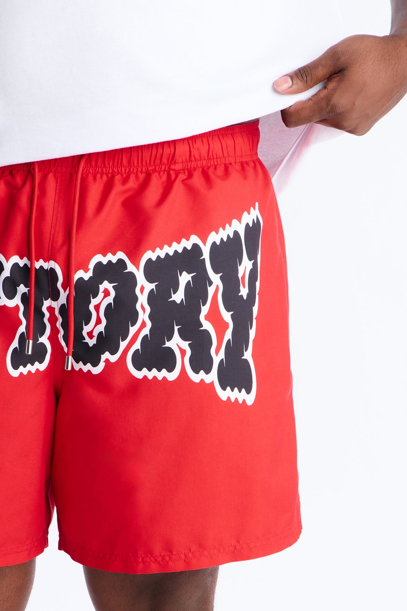 Victory Swim Trunk 7″ - Red