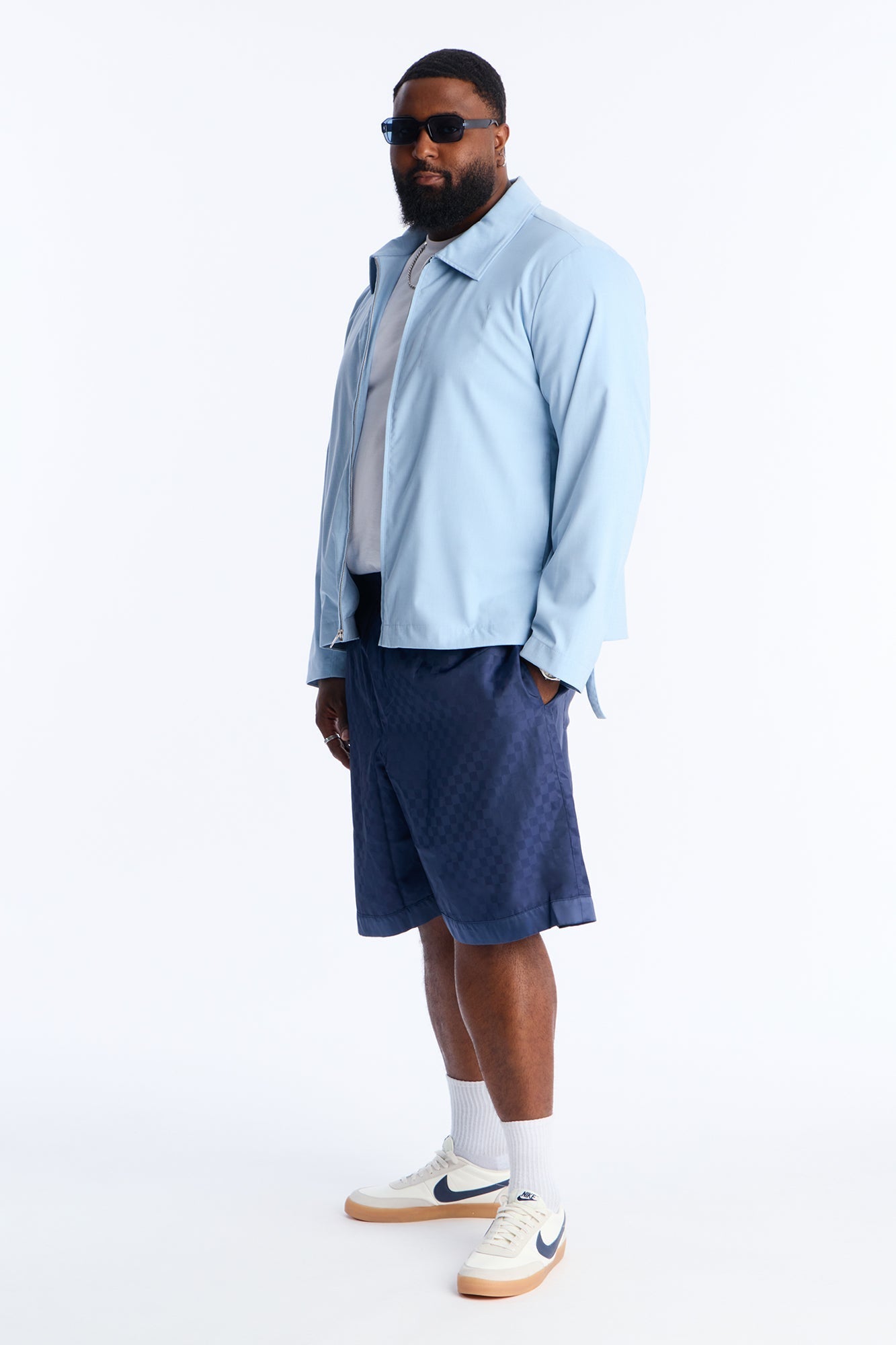 Baggy Arts District Ombre Short - Blue