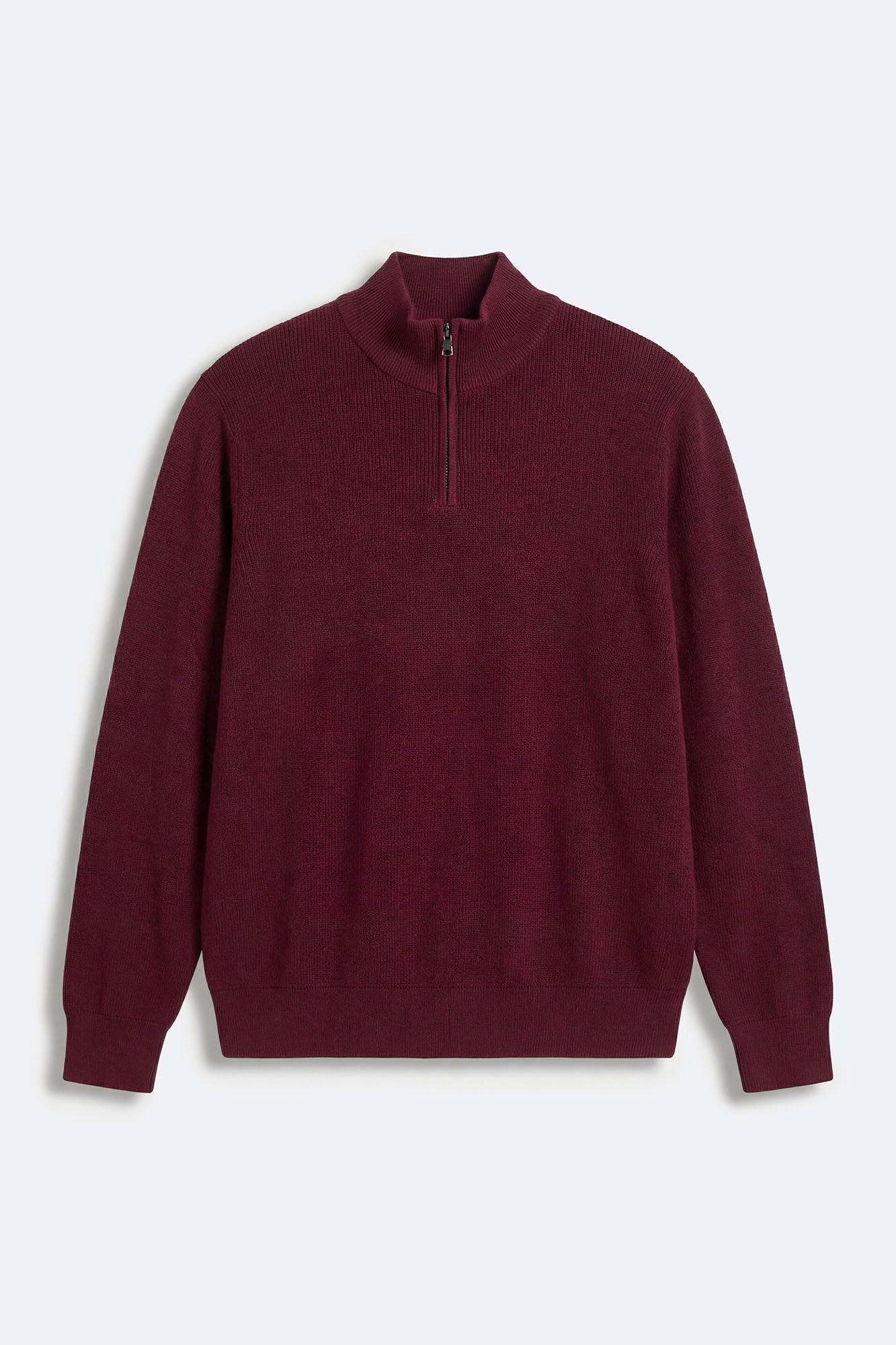 Shawn Quarter Zip Sweater - Red