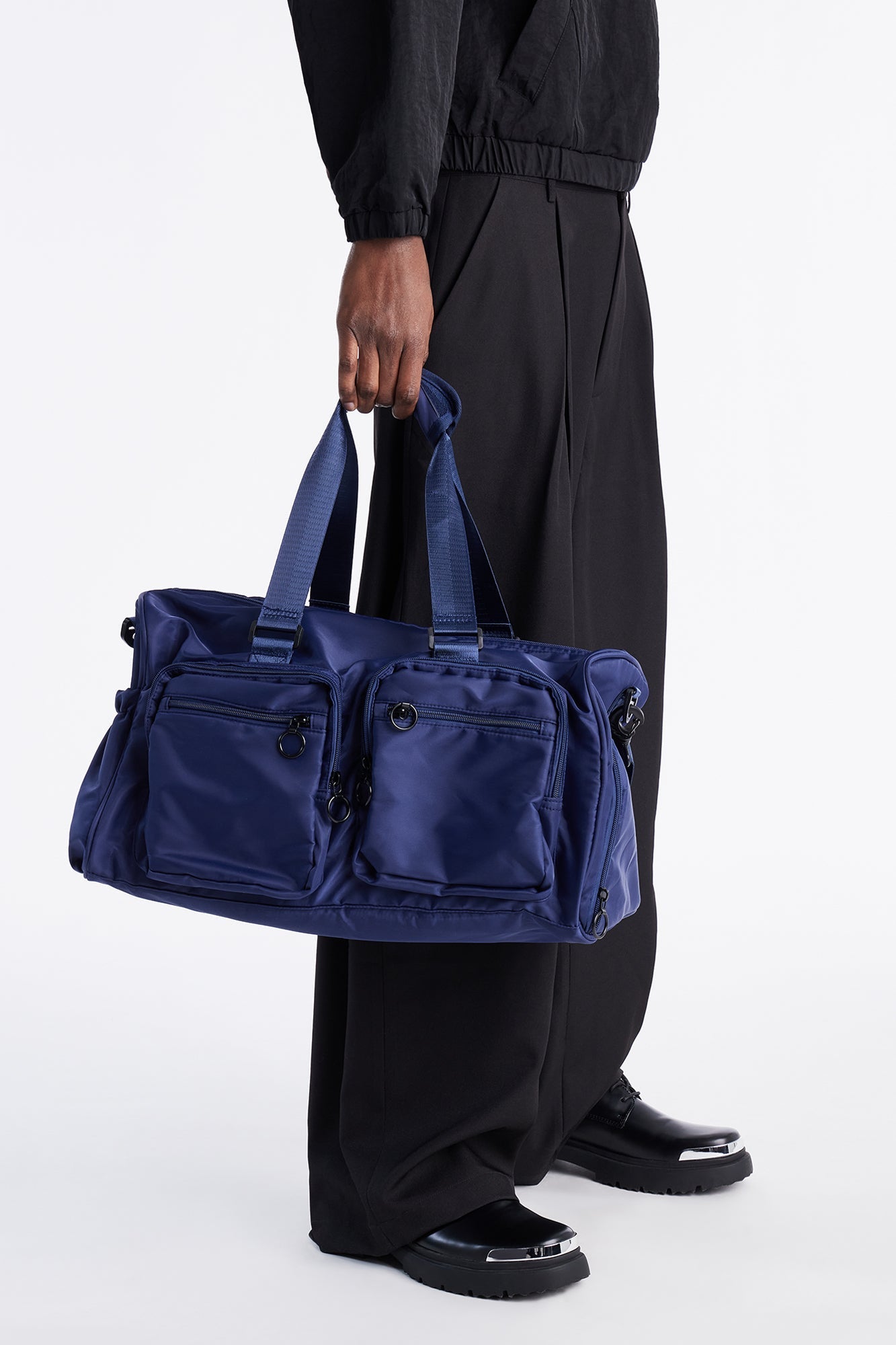 Travel Ready Mid Size Utility Duffle Bag - Navy