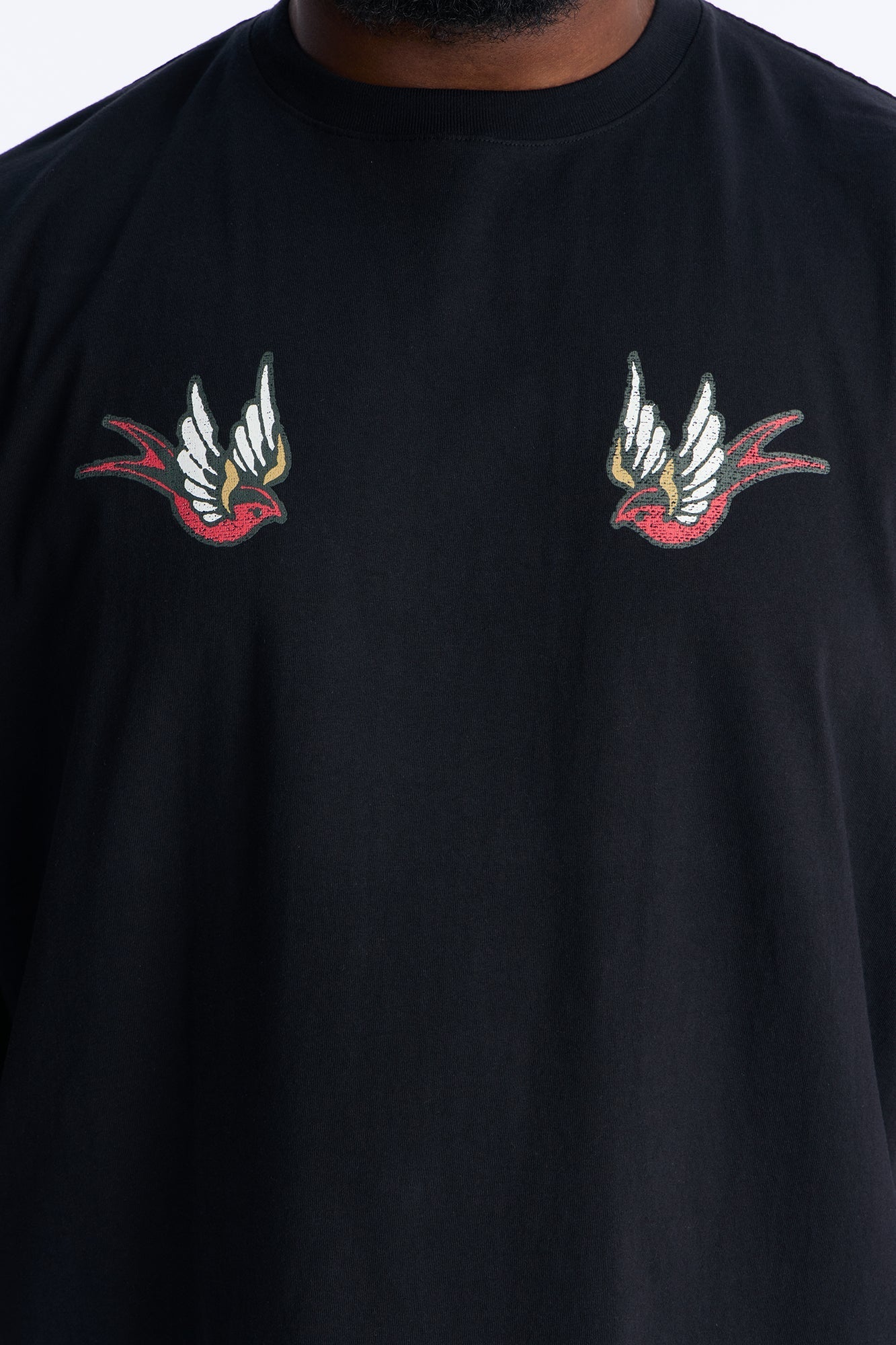 Freedom Flyer Boxy Short Sleeve Tee - Black