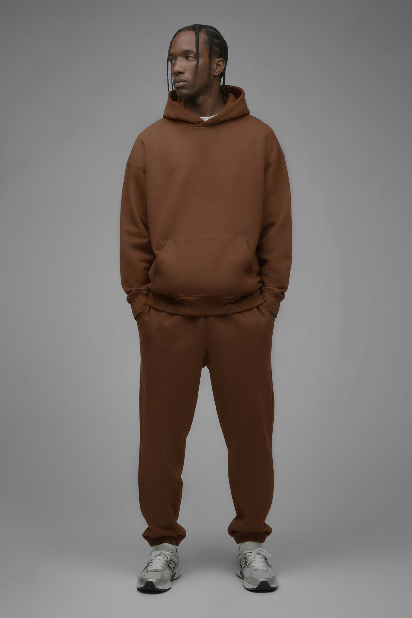 410 Oversized Hoodie - Chestnut