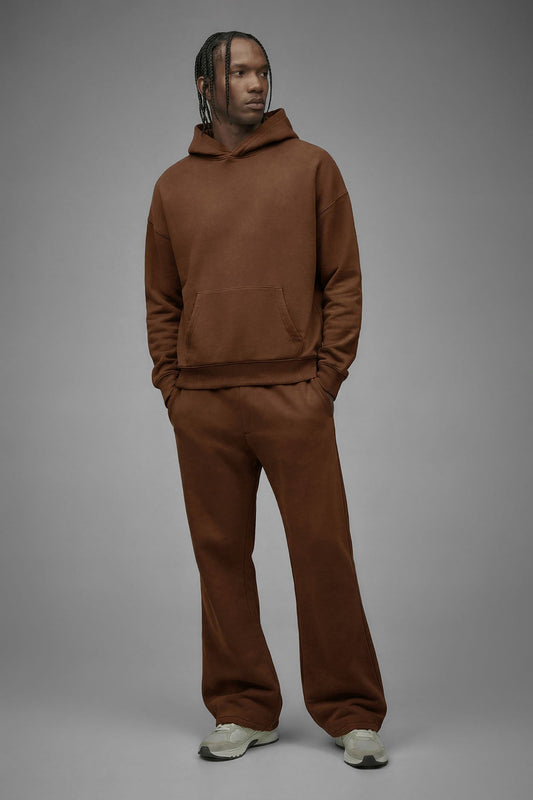 410 Slim Flare Sweatpants - Chestnut