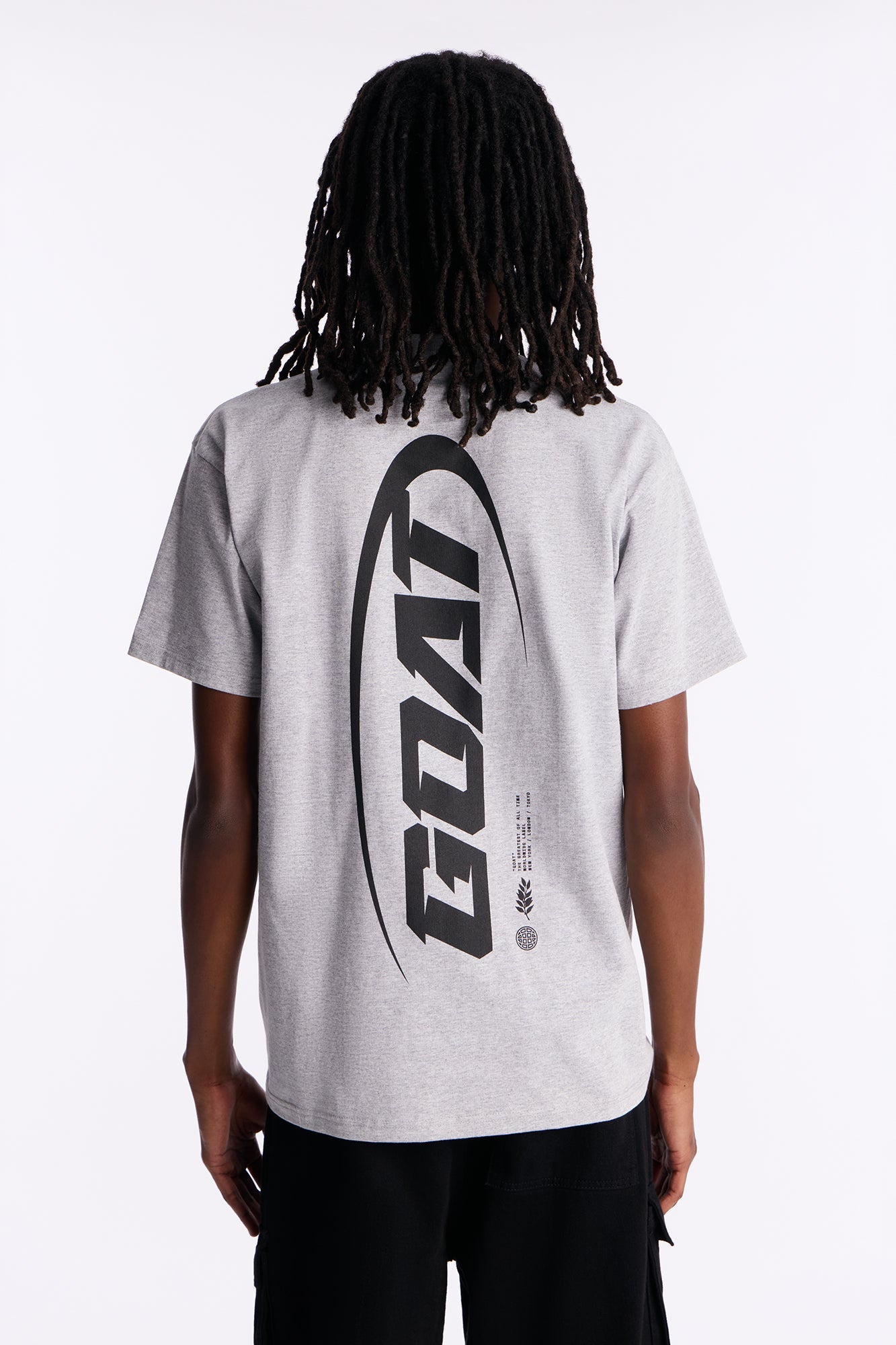 GOAT Forever Worldwide Short Sleeve Tee - Heather Grey