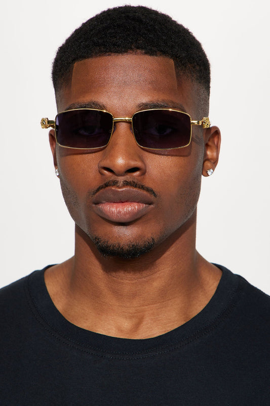Keep An Eye Sunglasses - Gold