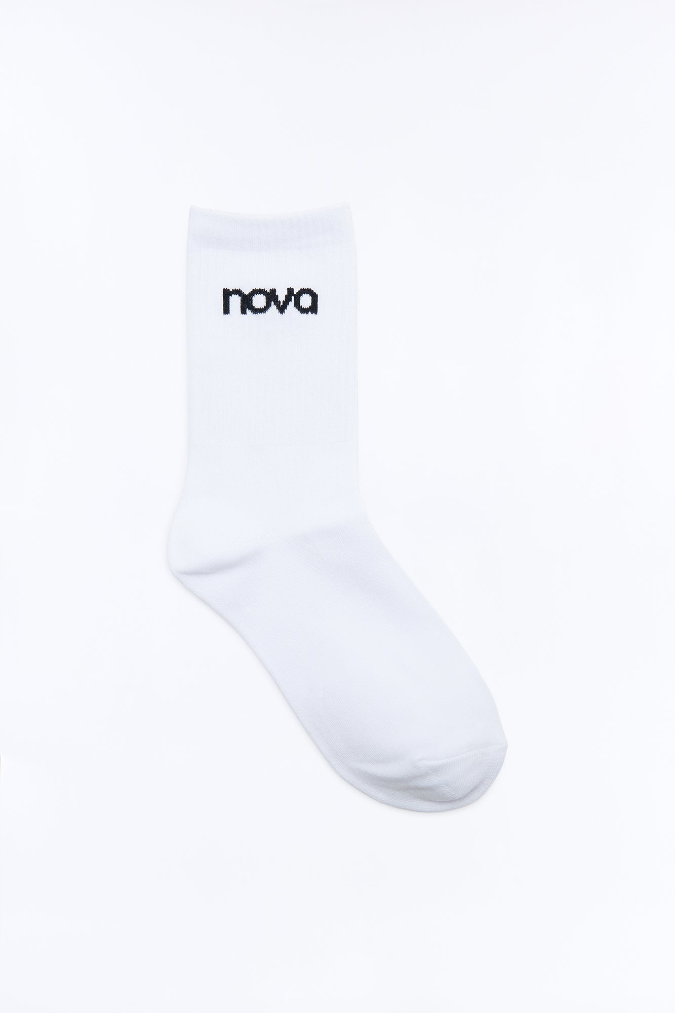 Nova Women's 2 Pack Gym Socks - White/Black Fashion Nova
