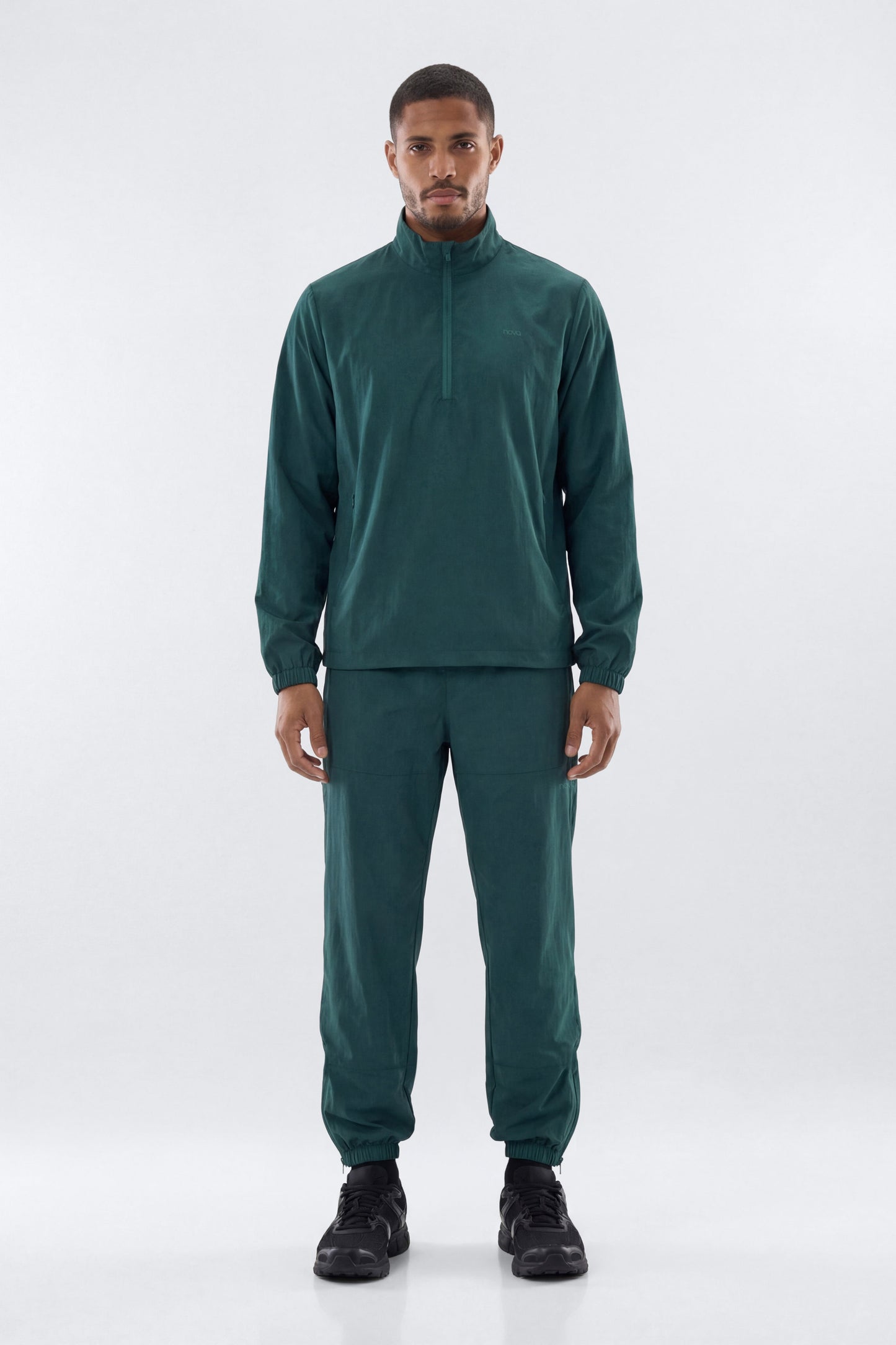 CoreNylon Half Zip Jacket - Hunter Green