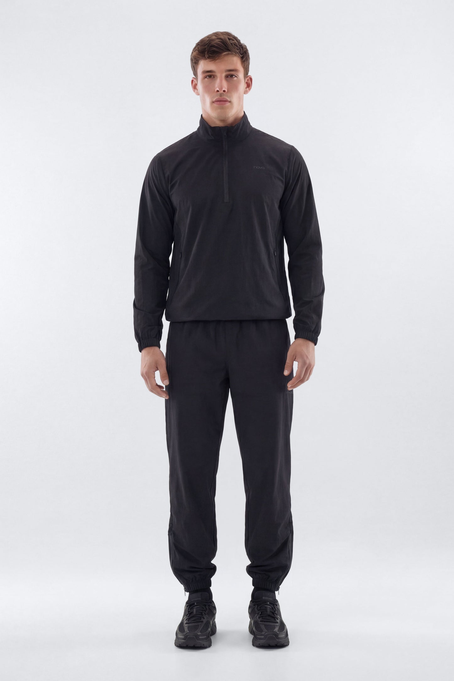 CoreNylon Half Zip Jacket - Black