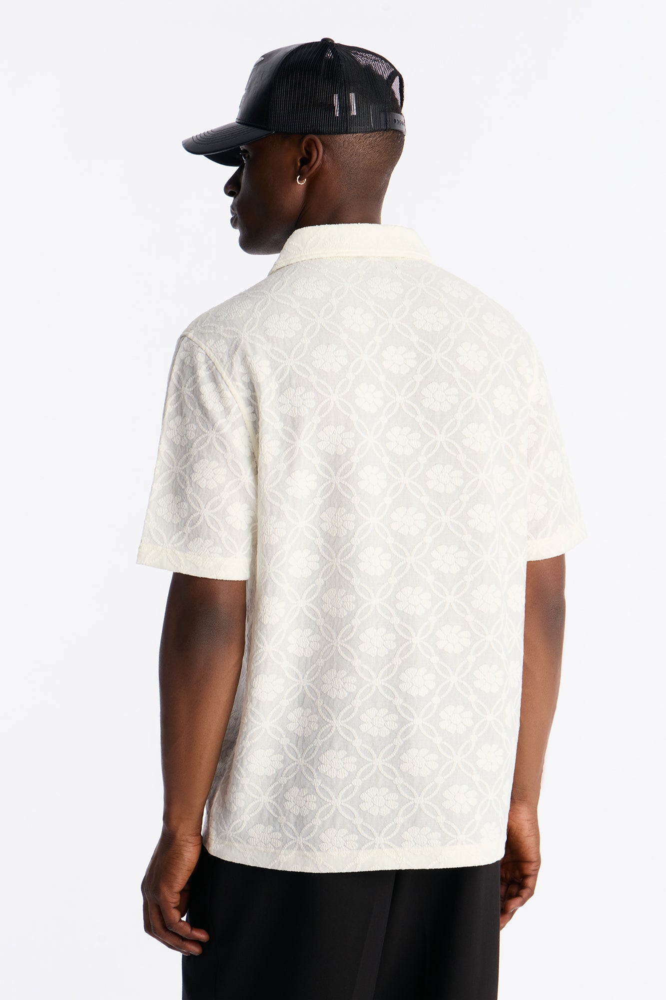 Festival Era Johnny Collar Shirt - Off White