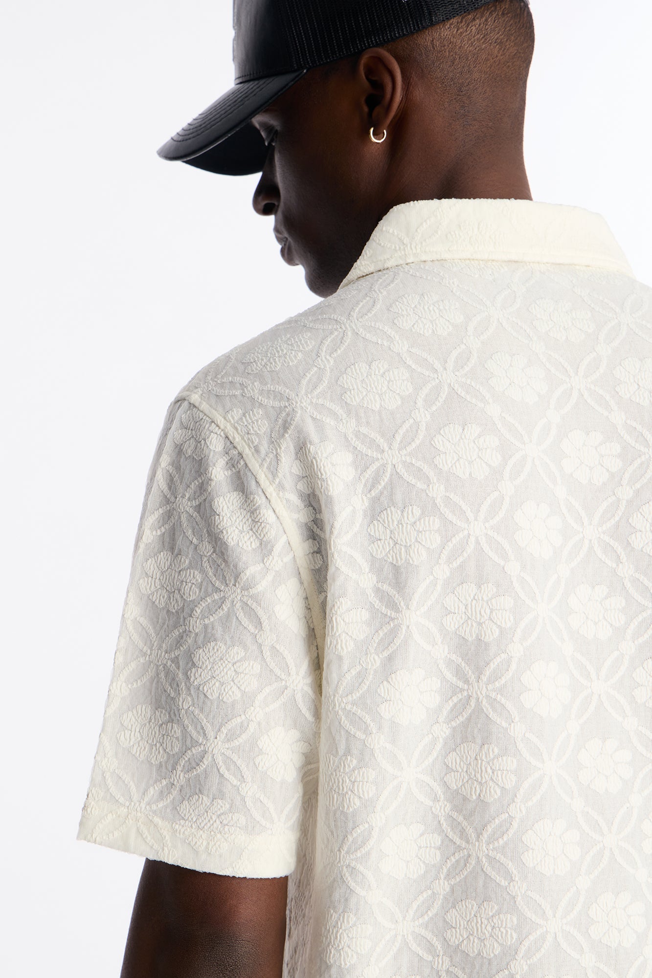 Festival Era Johnny Collar Shirt - Off White