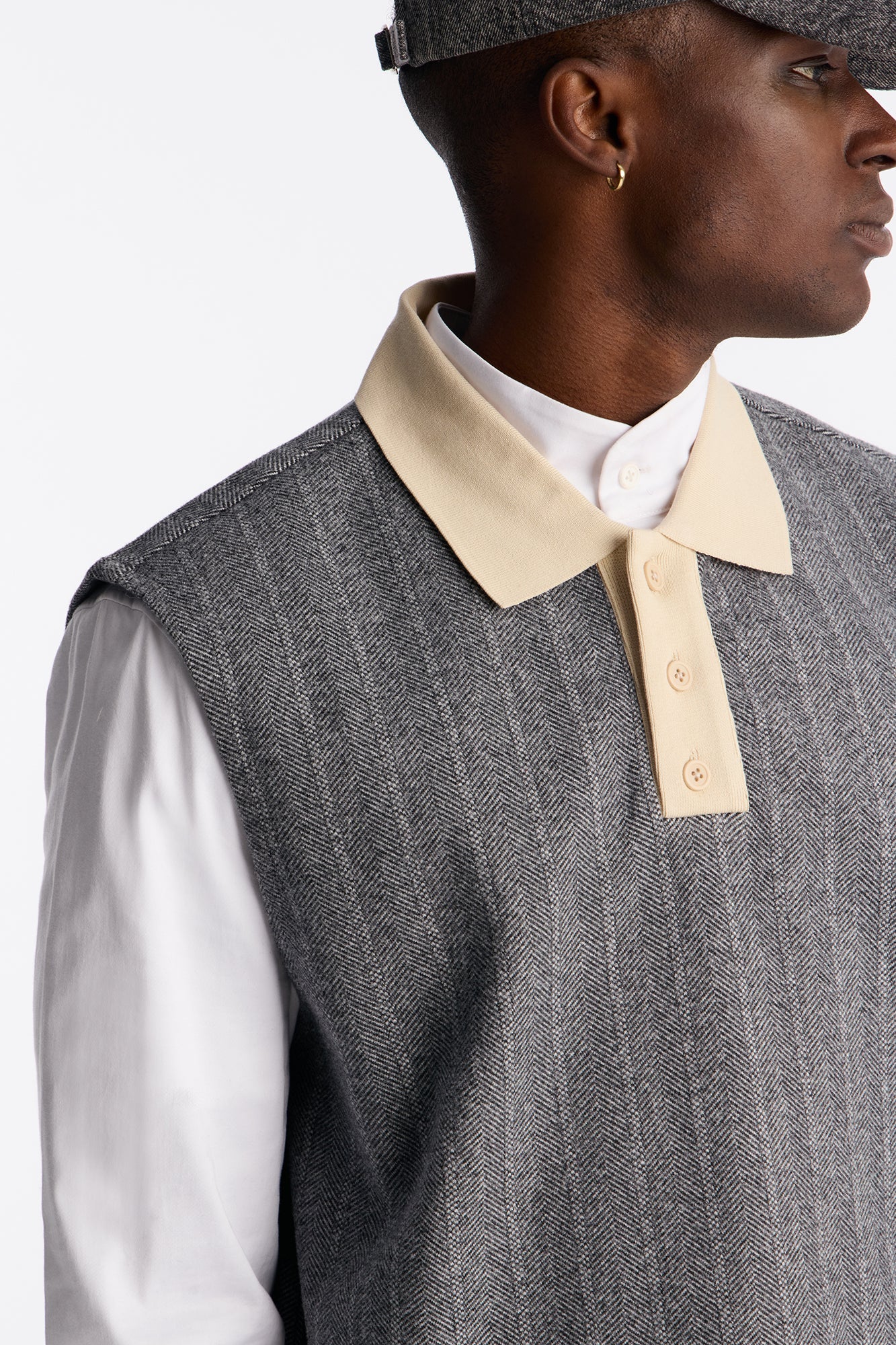 Doheny Sleeveless Polo - Grey