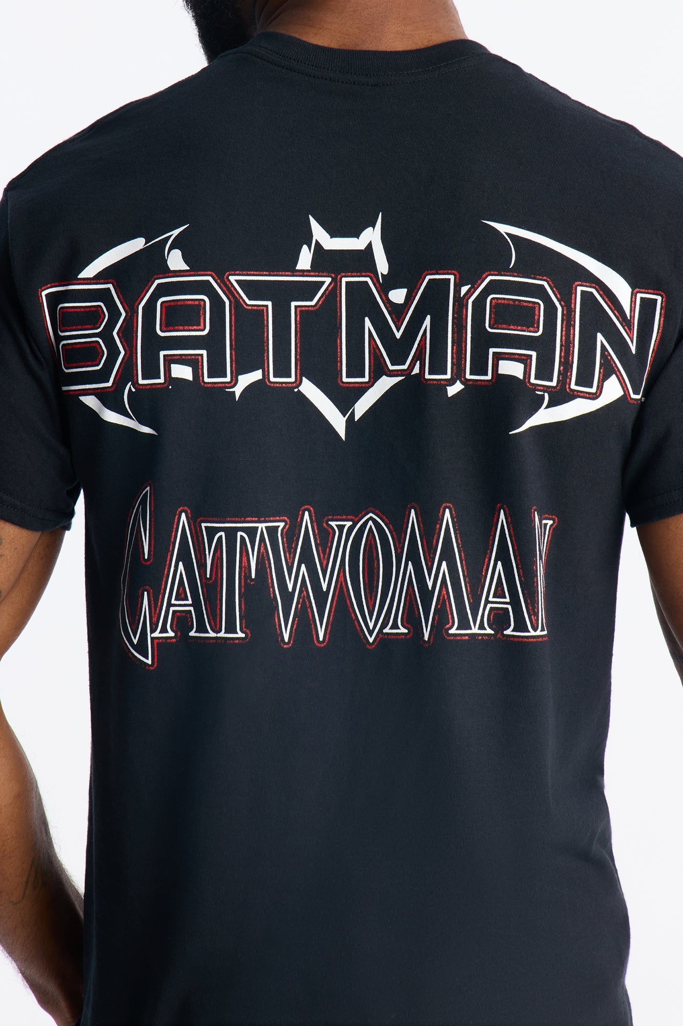 Batman And Catwoman Power Duo Short Sleeve Tee - Black