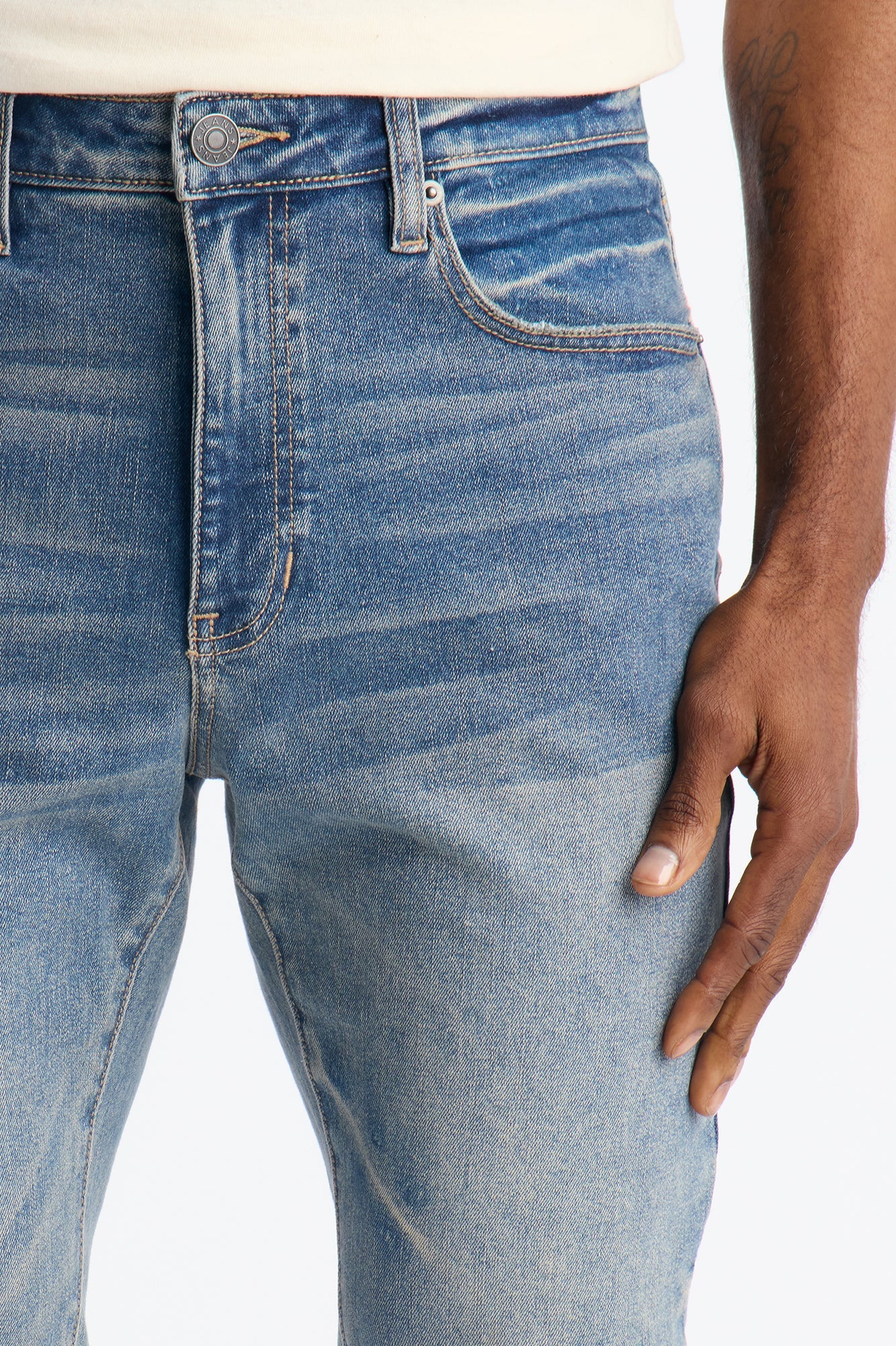 Stacked Skinny Elite Jean - Medium Blue Wash