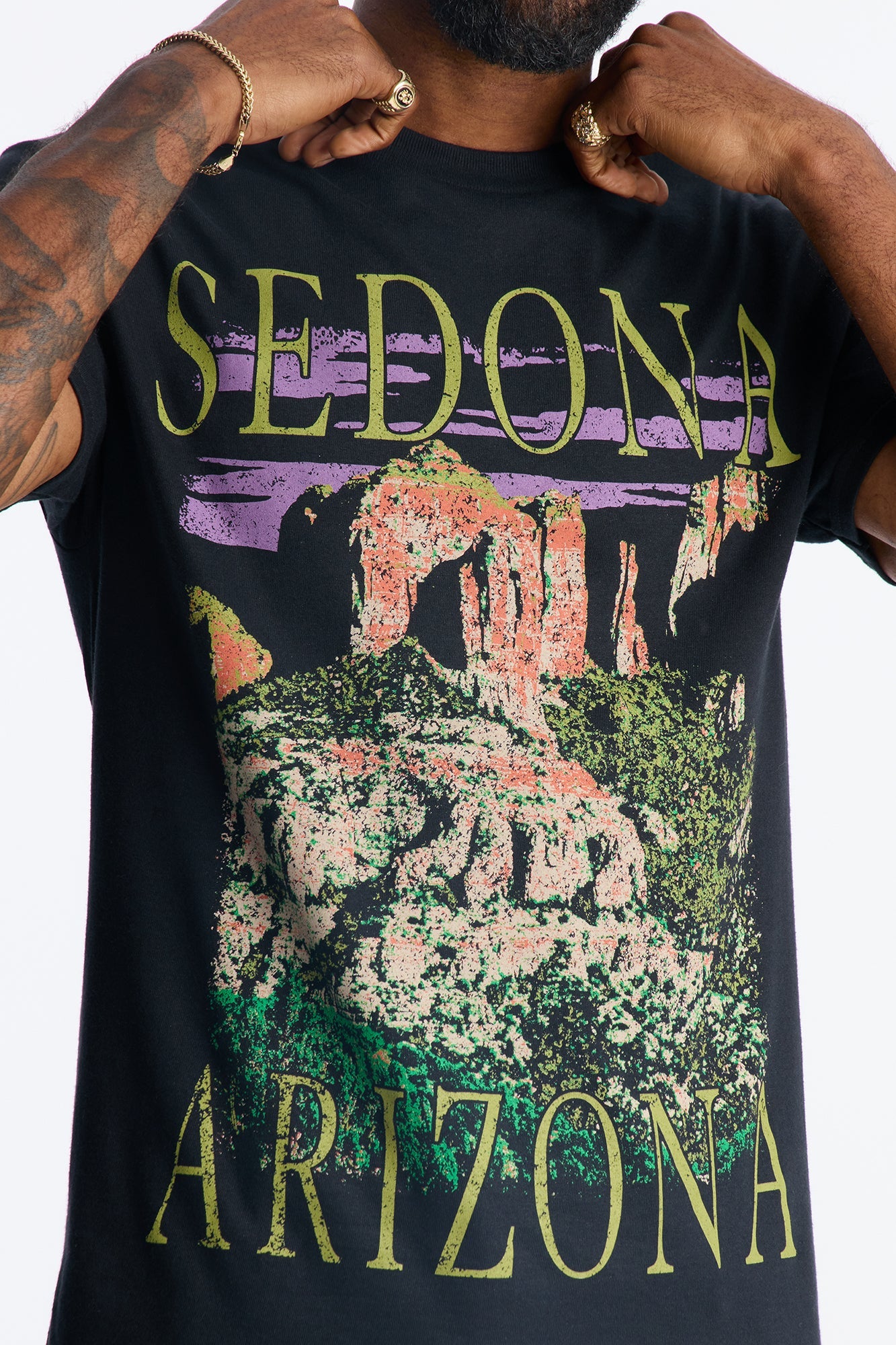 Sedona Arizona Short Sleeve Tee - Black