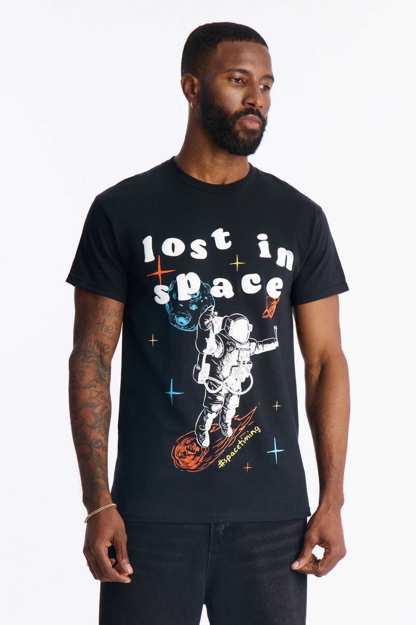 The Most High Lost In Space Short Sleeve Tee - Black