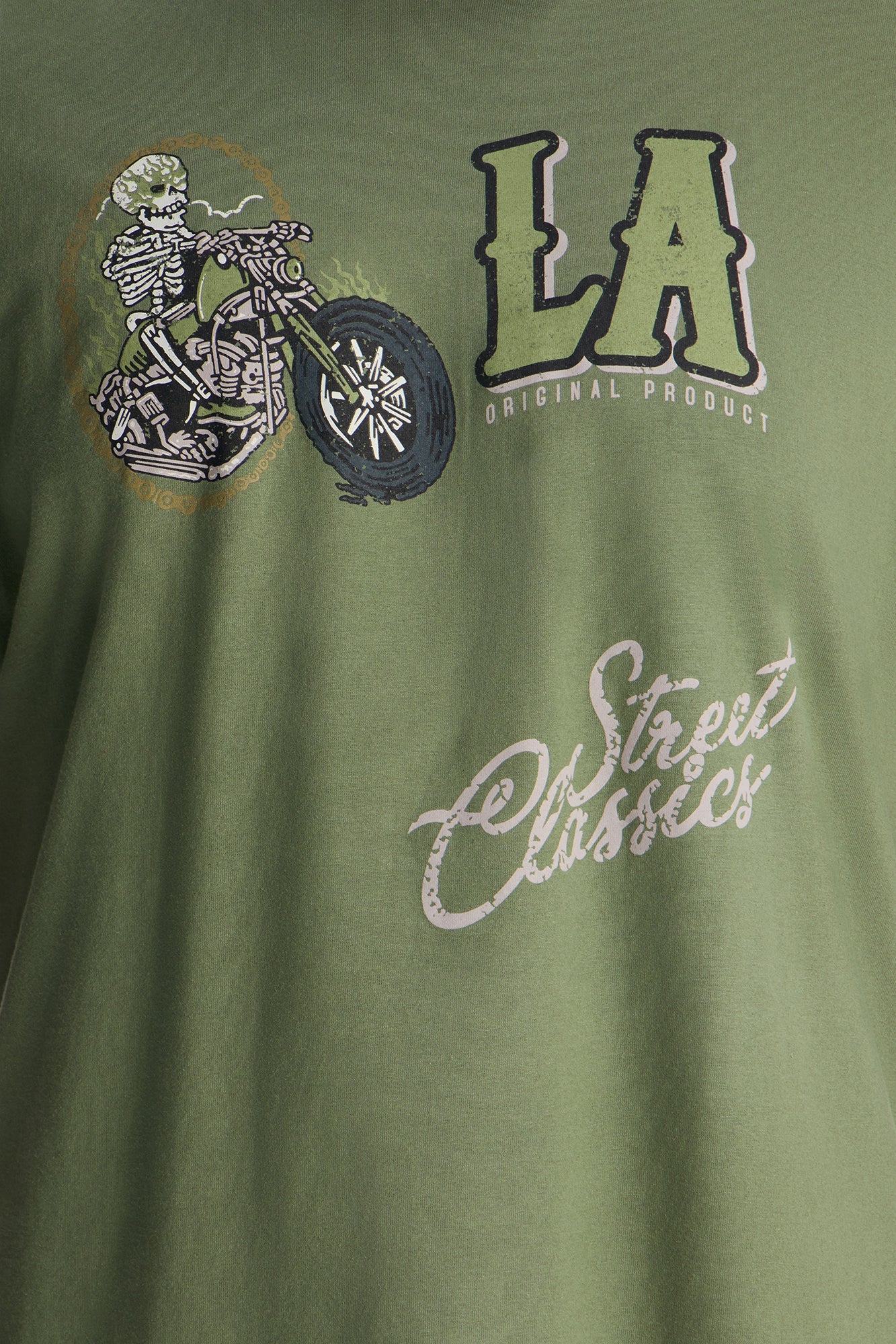 LA Street Classics Short Sleeve Tee - Military Green