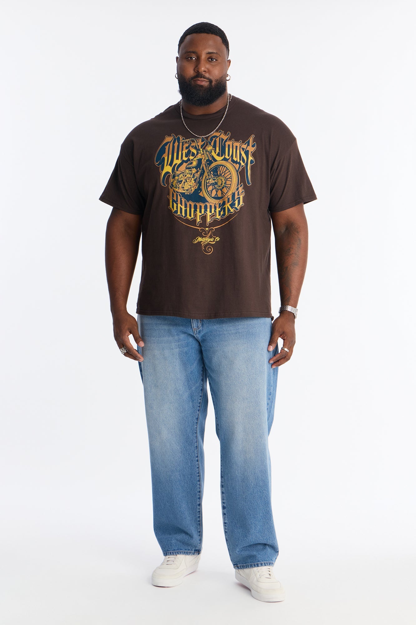 Classic Straight Fit Jeans - Medium Blue Wash