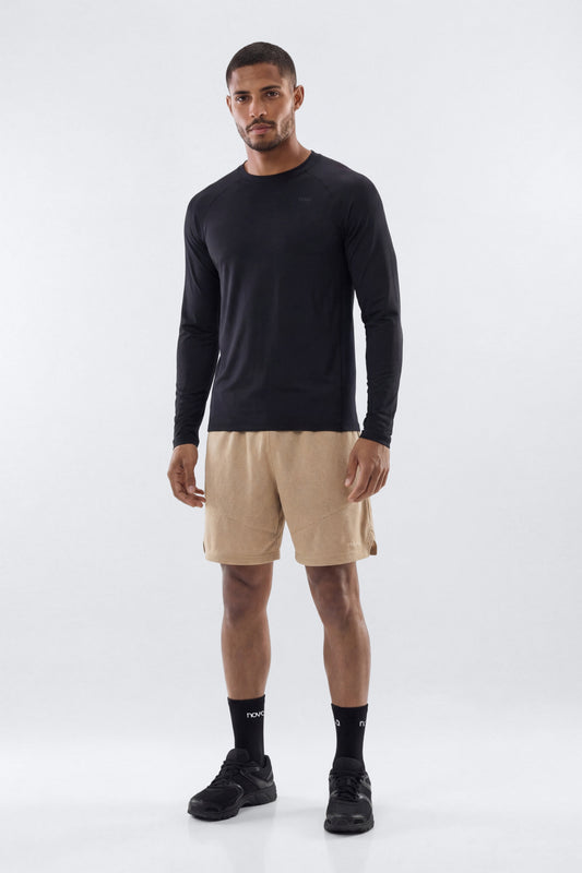 HexTech™ Long Sleeve Active Top - Black