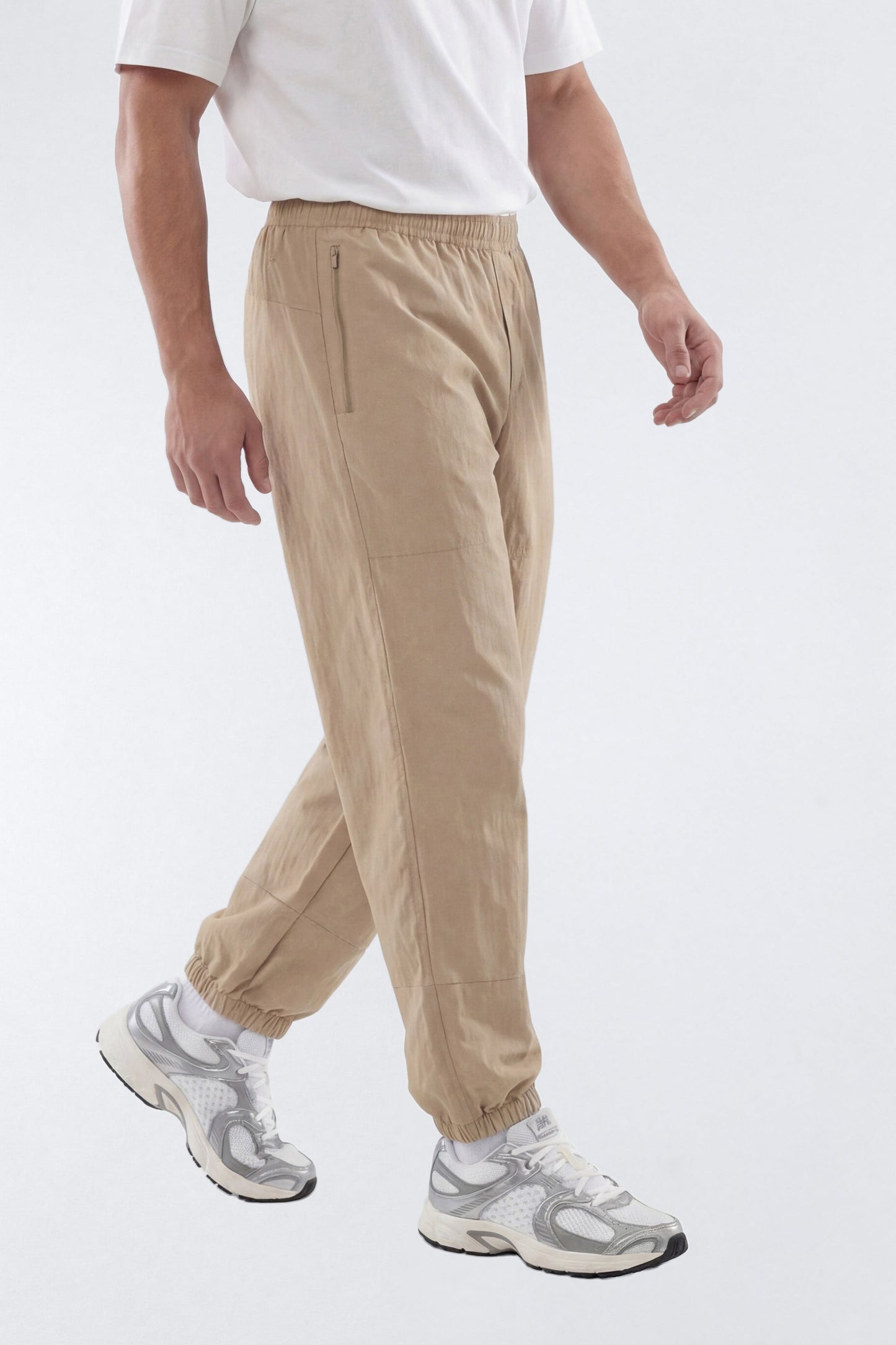 CoreNylon 32″ Track Pant - Taupe