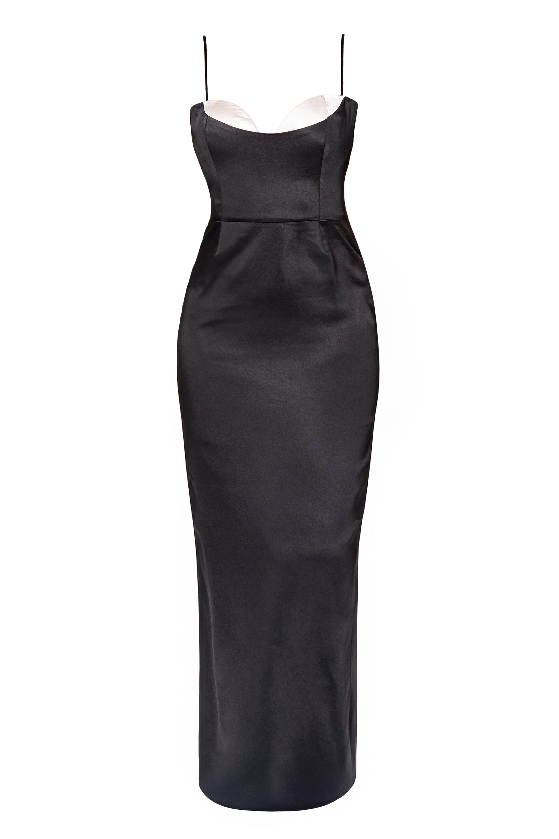 Black Moment In Time Maxi Dress JLUXLABEL
