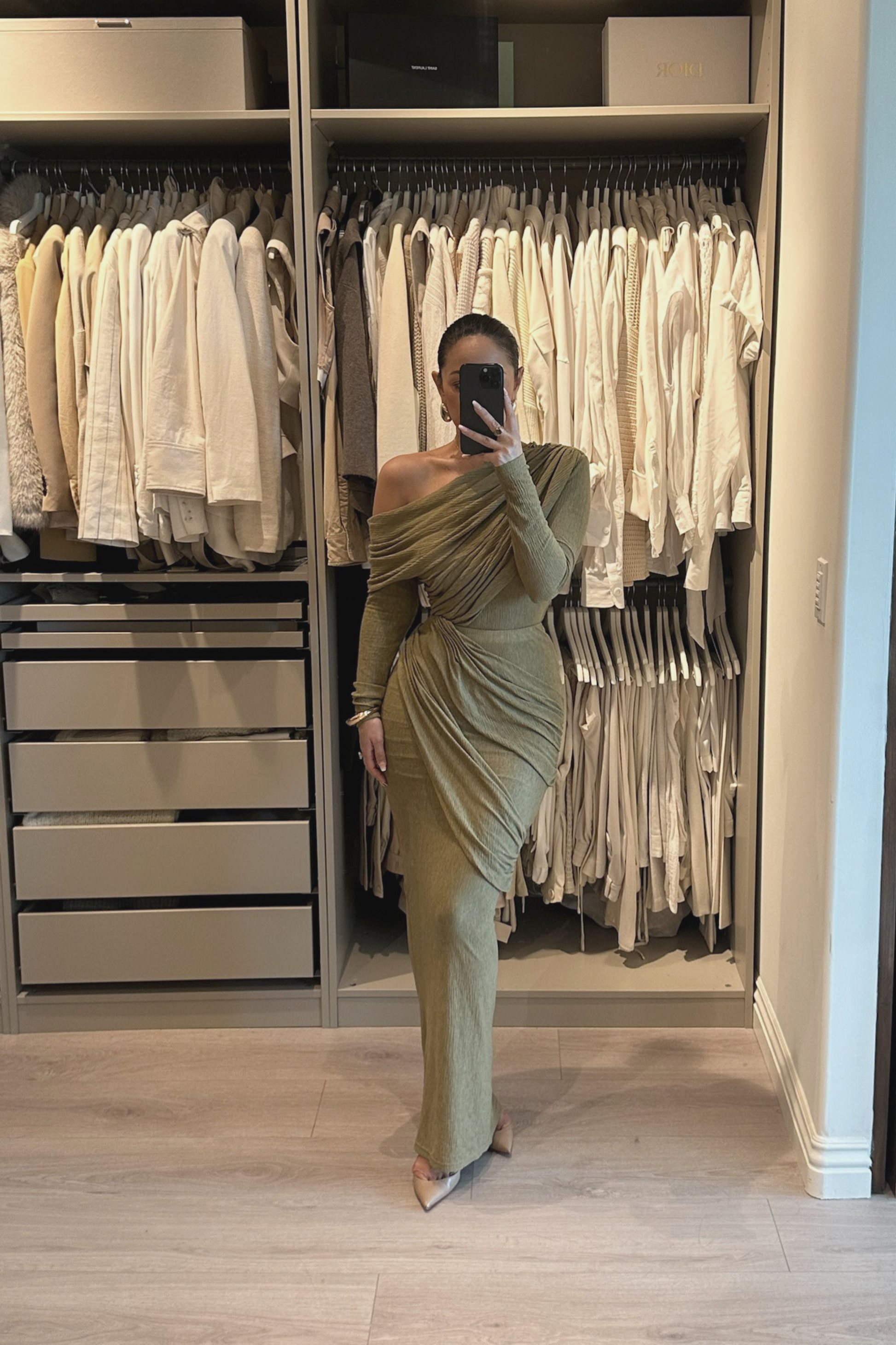 Moss Paradise Hills Maxi Skirt JLUXLABEL