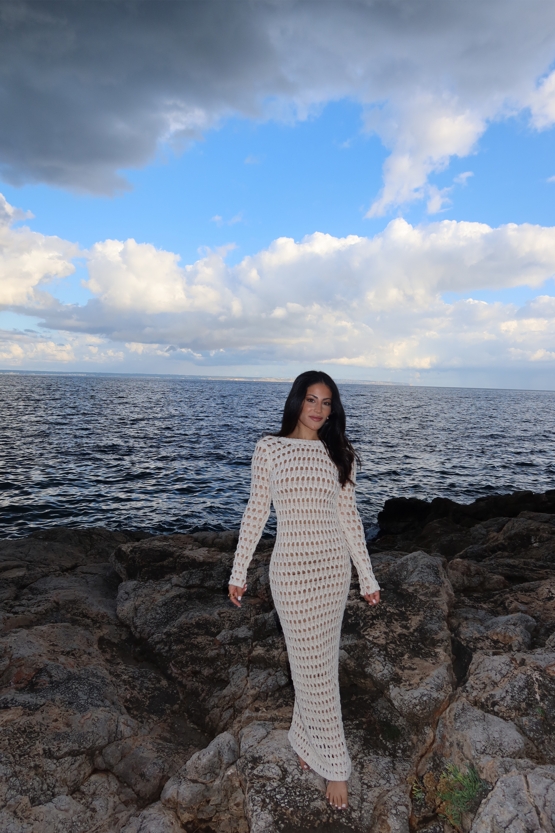 Milk Serene Wonders Crochet Dress JLUXLABEL