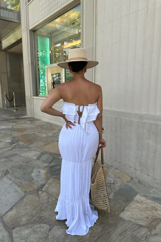 White By The Sea Skirt Set JLUXLABEL