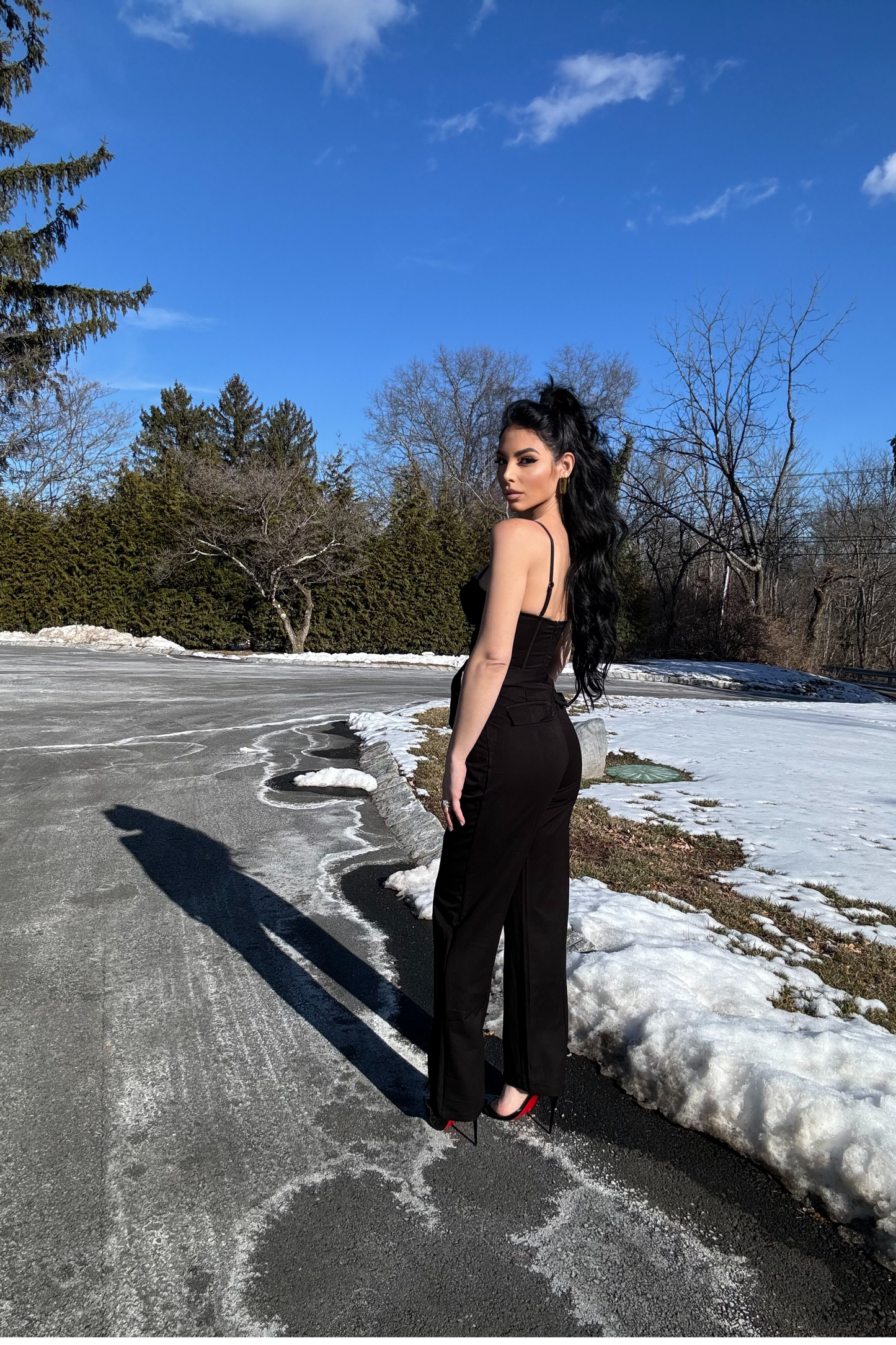 Black Sweetheart Aroma Jumpsuit JLUXLABEL