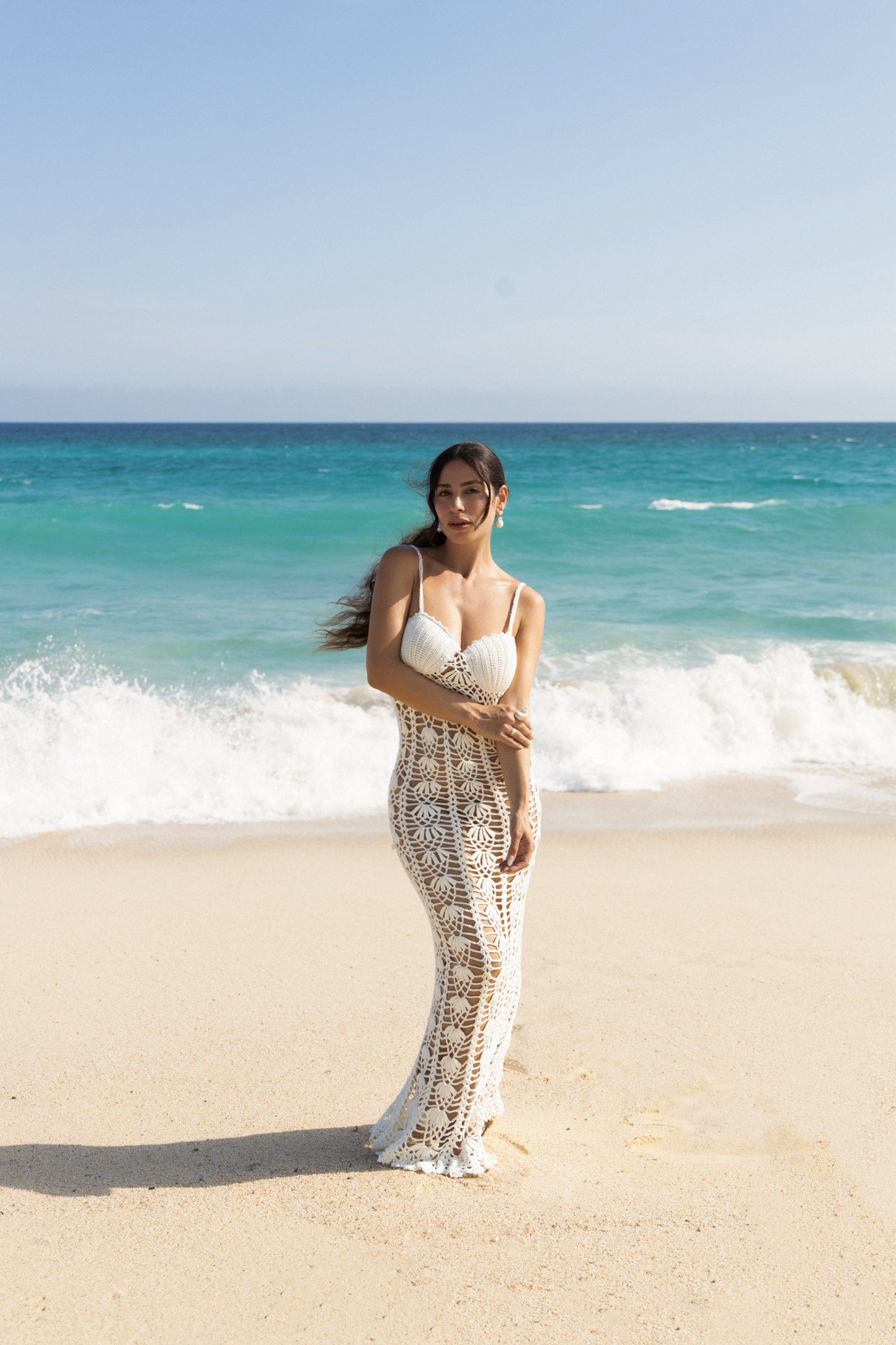 Ivory Odyssey Maxi Dress JLUXLABEL