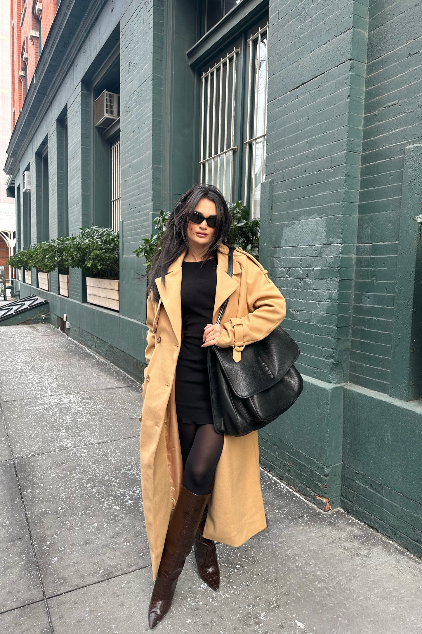 Camel Beverly Trench Coat NEWFASHIONEDGE