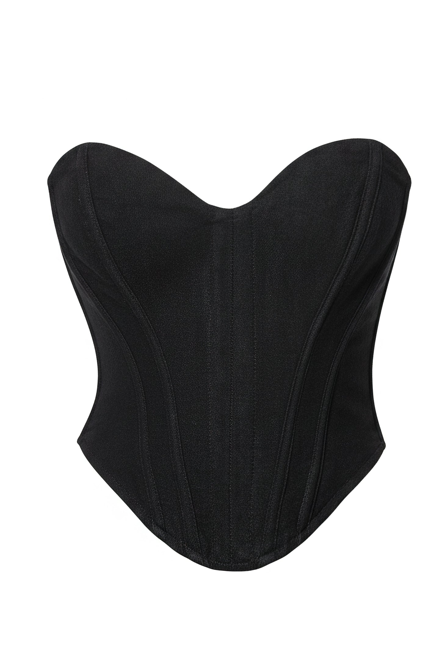 Black Beyond The Sea Linen Corset JLUXLABEL