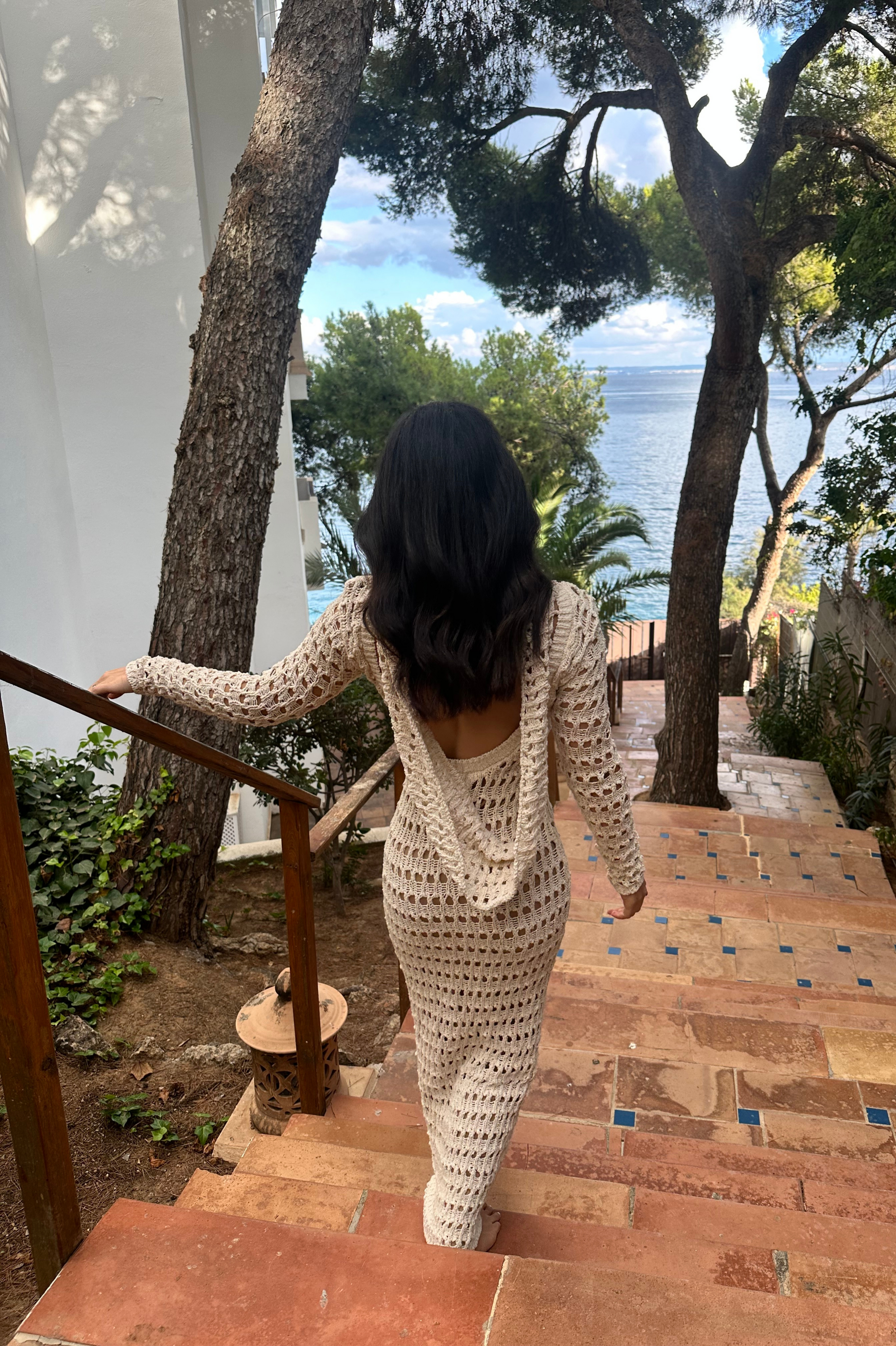 Milk Serene Wonders Crochet Dress JLUXLABEL