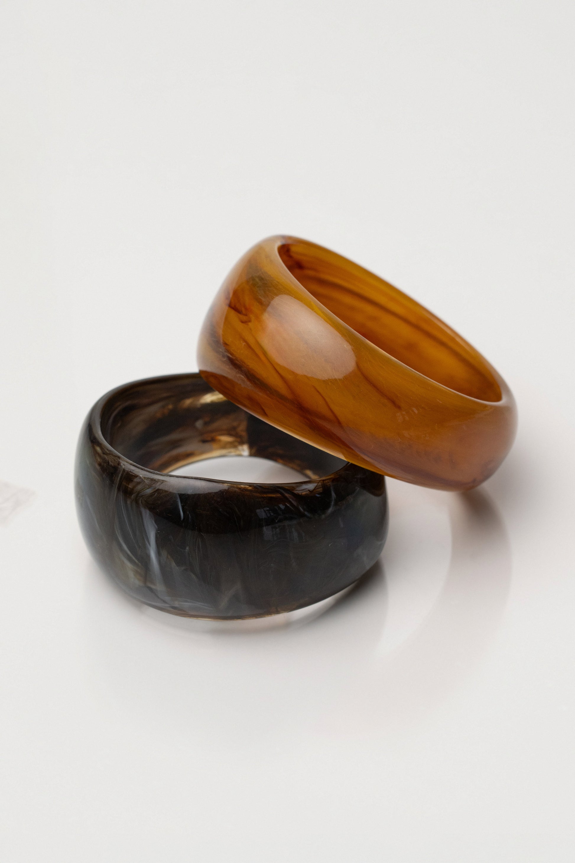 Amber Tortoise Shell Bracelet Set JLUXLABEL