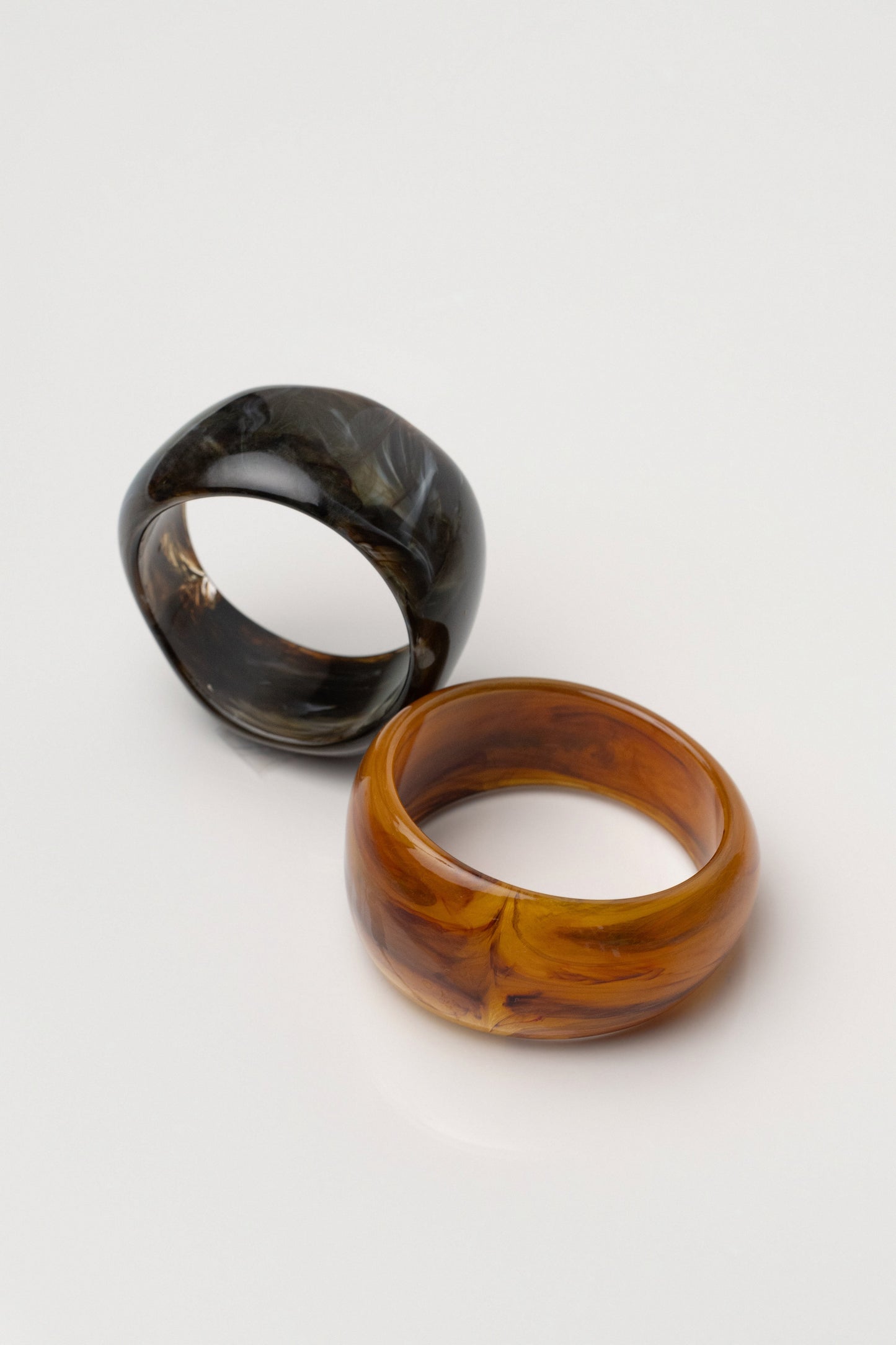 Amber Tortoise Shell Bracelet Set JLUXLABEL