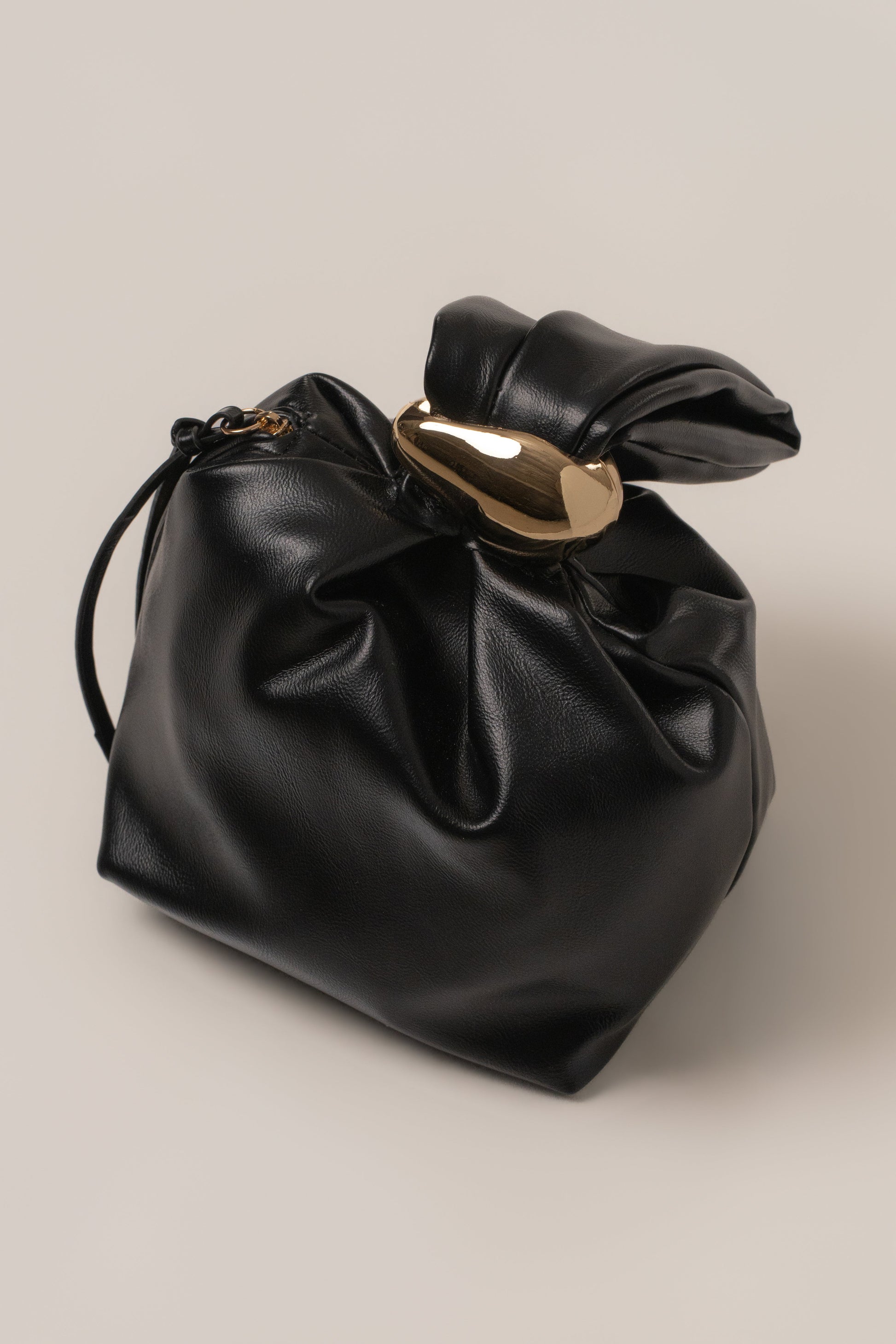 Black Frances Accent Handbag JLUXLABEL