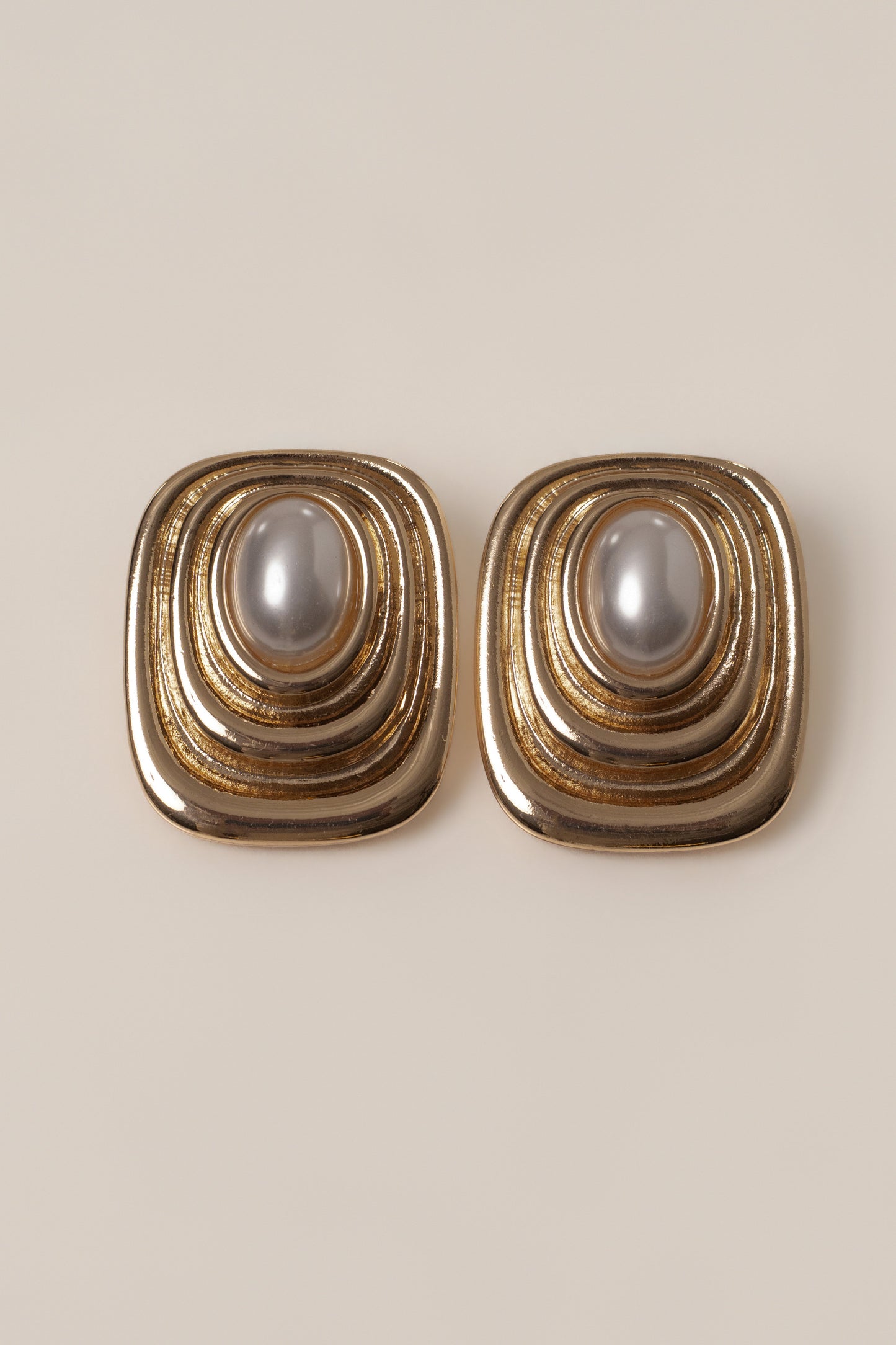 Gold Katalia Pearl Earrings JLUXLABEL