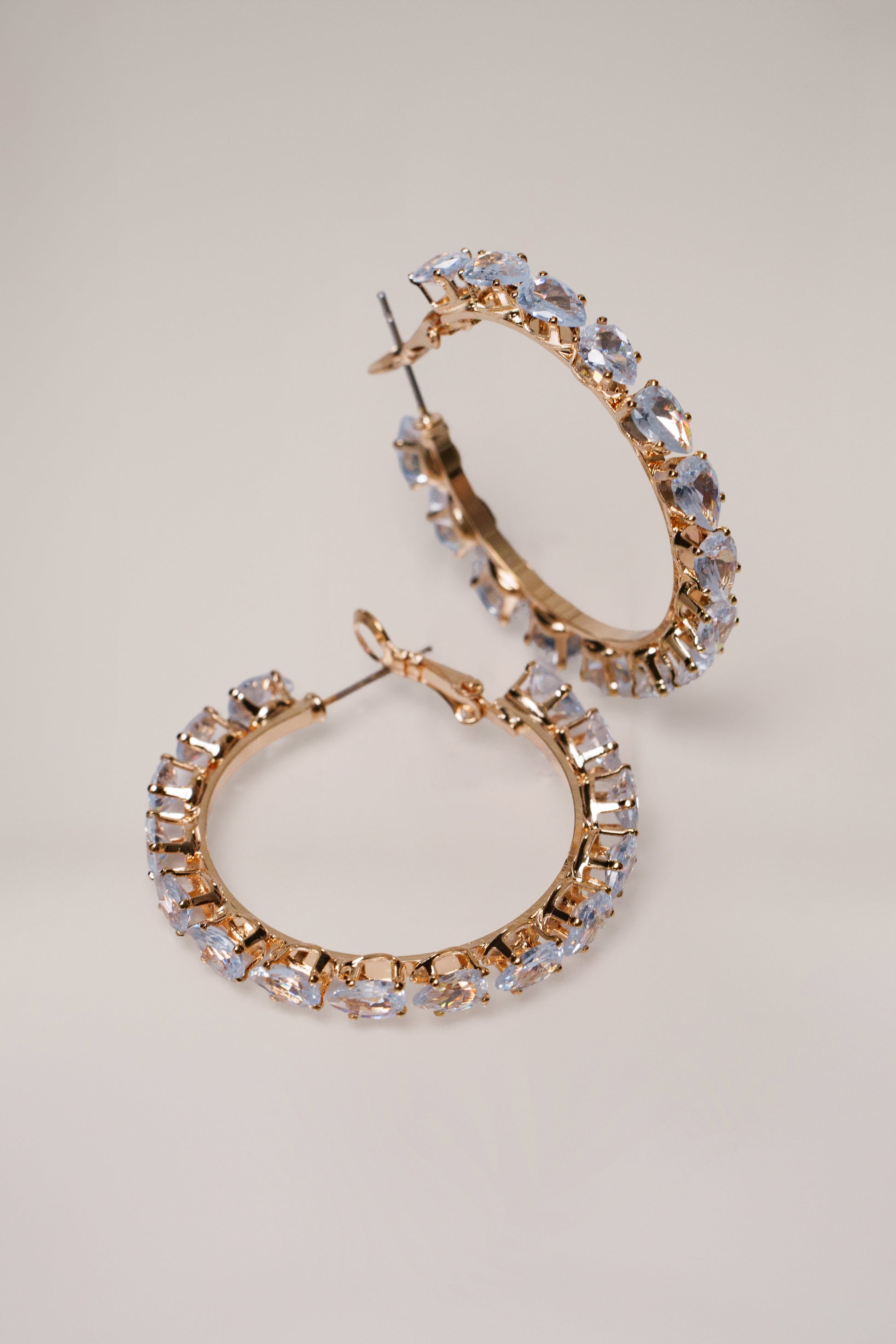 Gold Luminara Hoop Earrings JLUXLABEL
