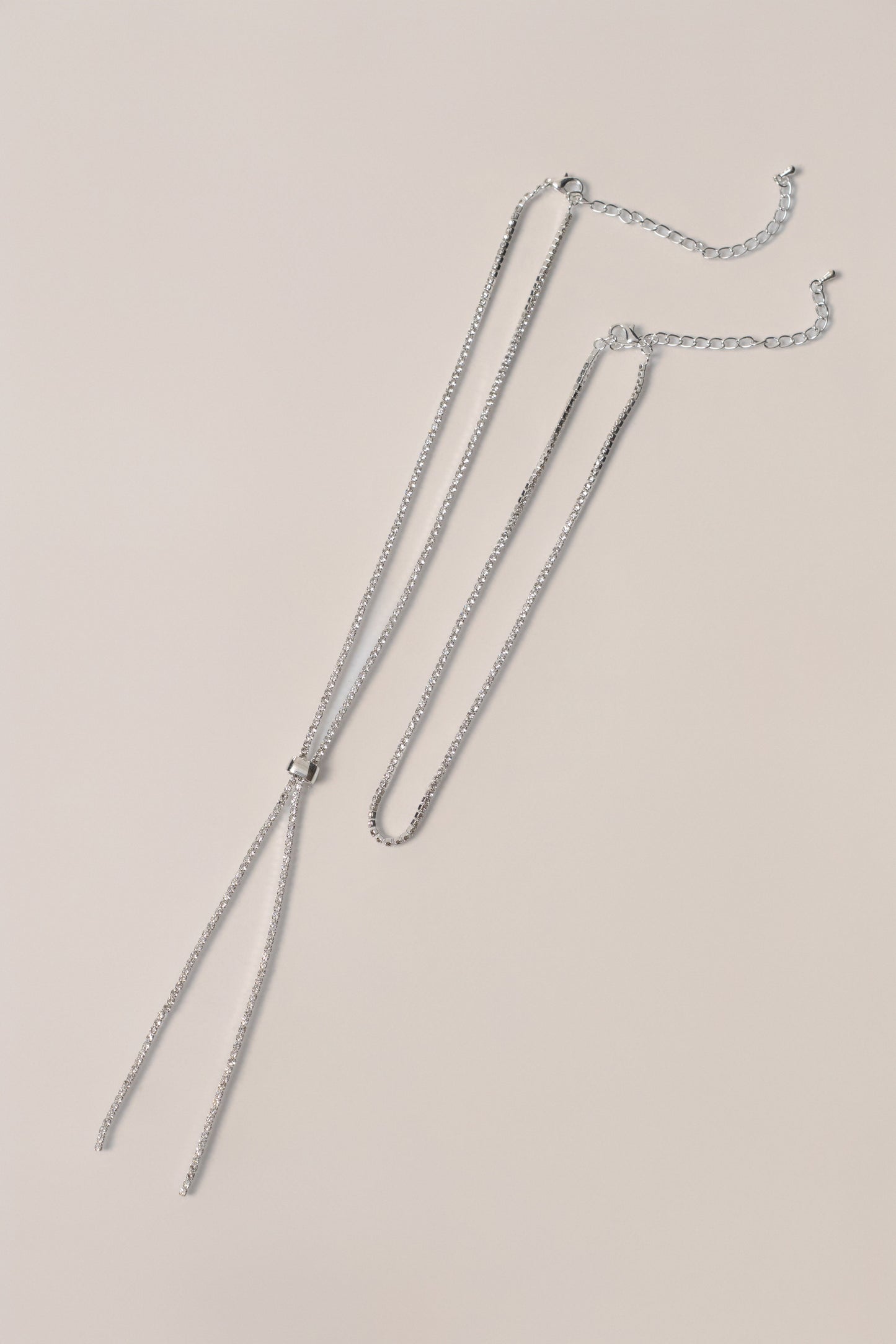 Silver  Arie Layered Necklace JLUXLABEL