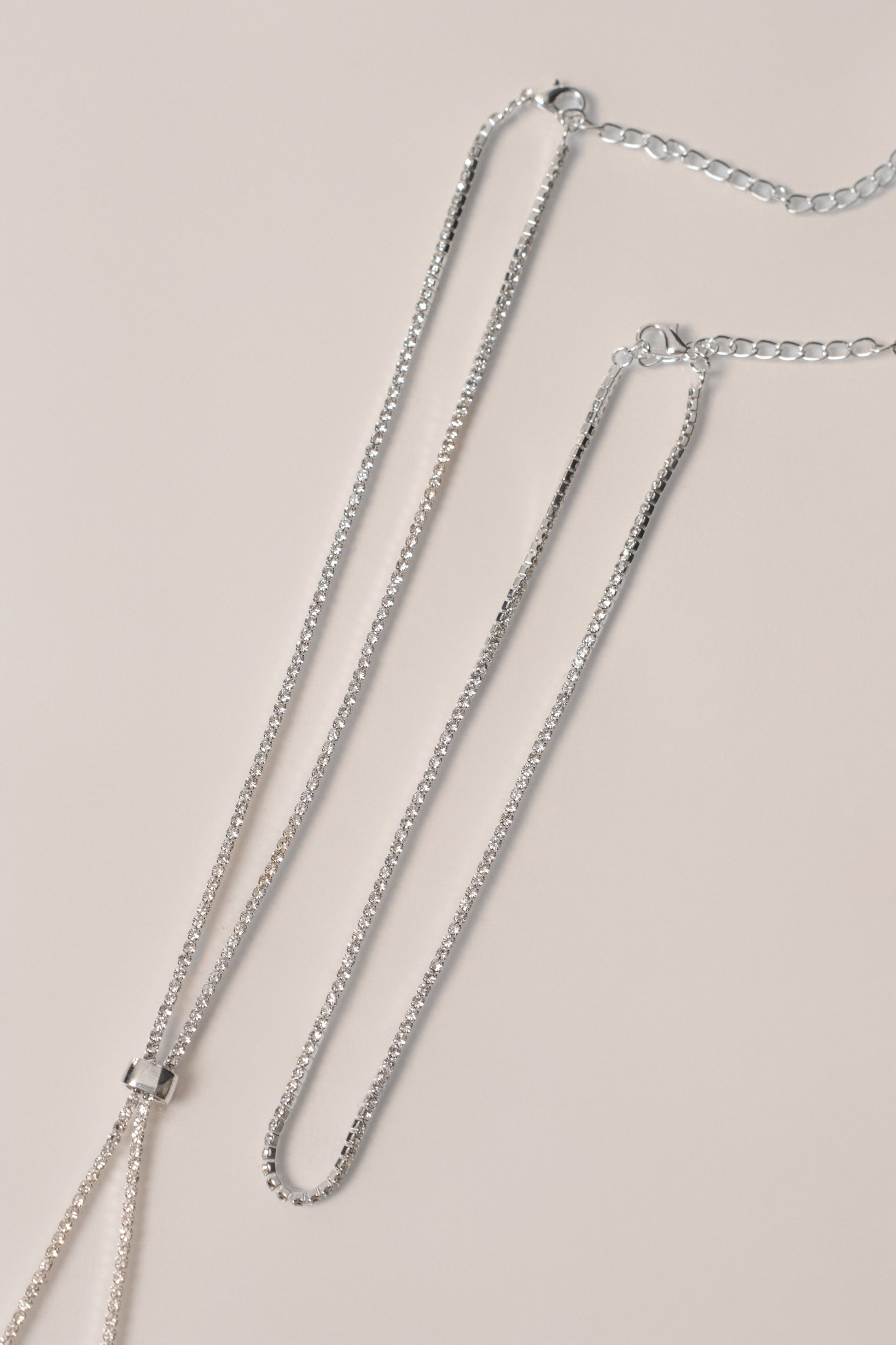 Silver  Arie Layered Necklace JLUXLABEL
