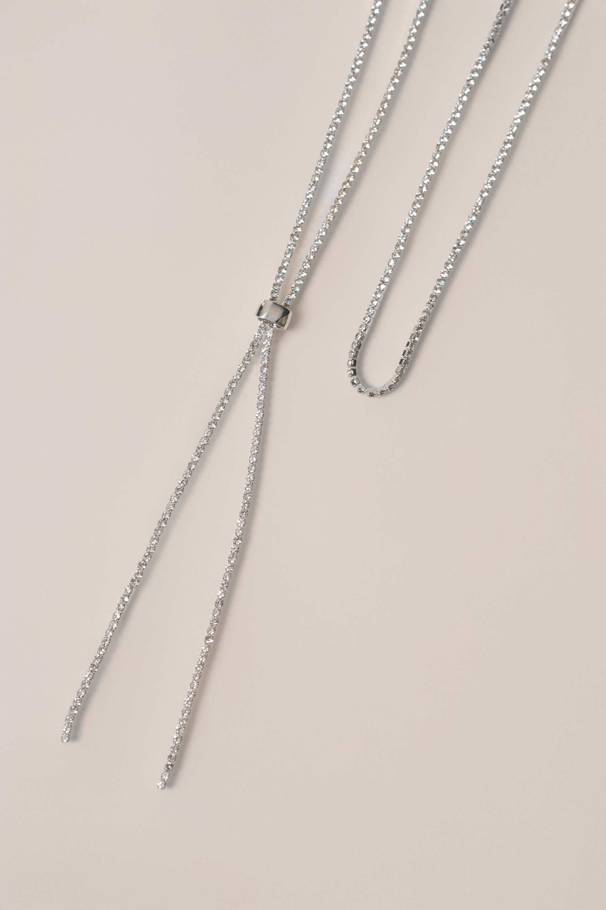 Silver  Arie Layered Necklace JLUXLABEL