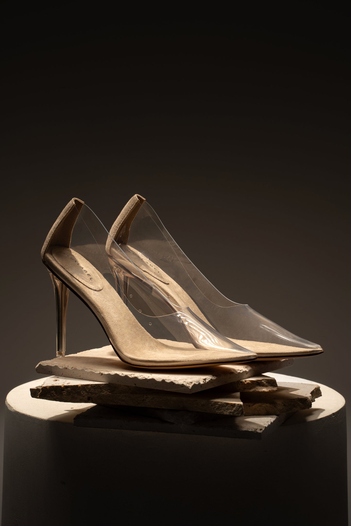 Glass Doll Clear Pumps JLUXLABEL